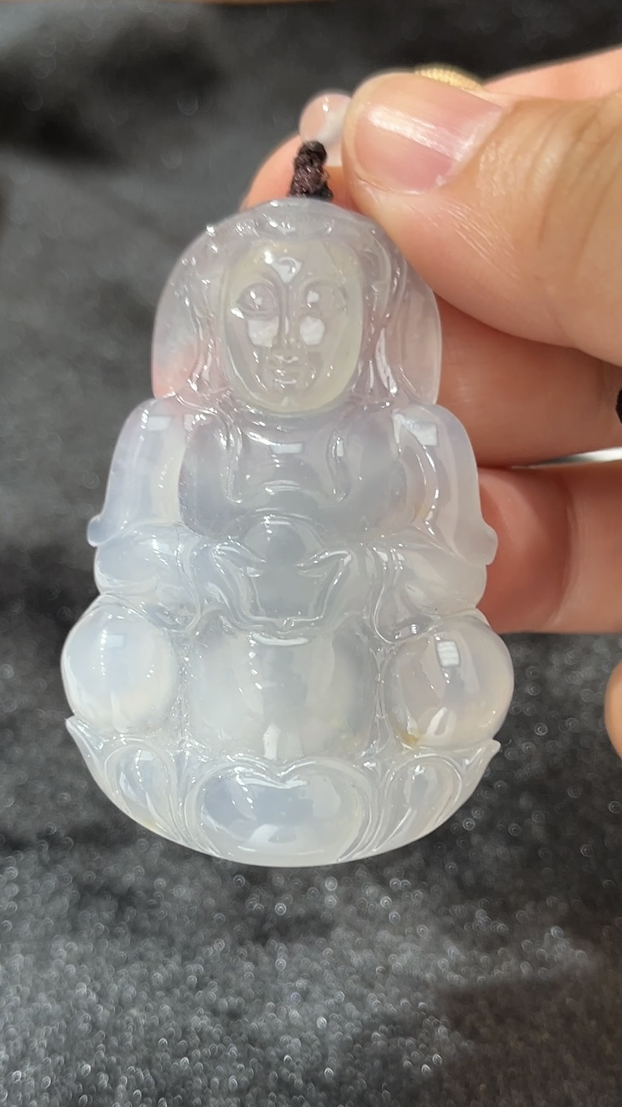 白色翡翠觀音吊墜|天然 A 貨玉器 厚身精品 吉祥守護推薦 編號 #468 1 白色翡翠觀音吊墜|天然 A 貨玉器 厚身精品 吉祥守護推薦 編號 #468