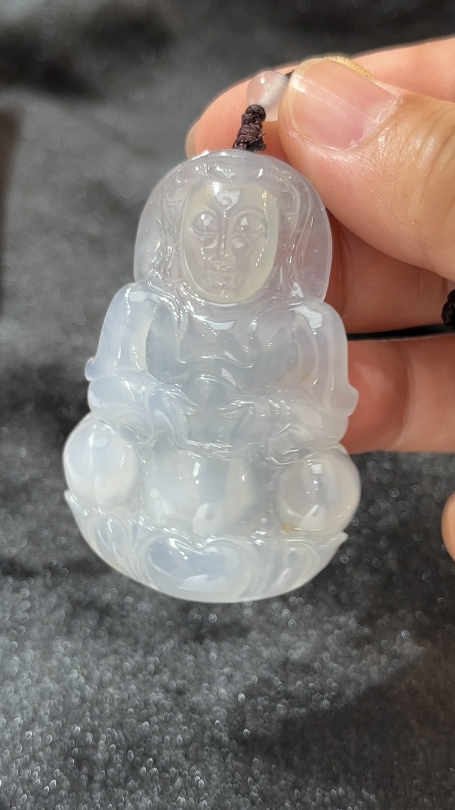 白色翡翠觀音吊墜|天然 A 貨玉器 厚身精品 吉祥守護推薦 編號 #468 2 白色翡翠觀音吊墜|天然 A 貨玉器 厚身精品 吉祥守護推薦 編號 #468 - Image 2