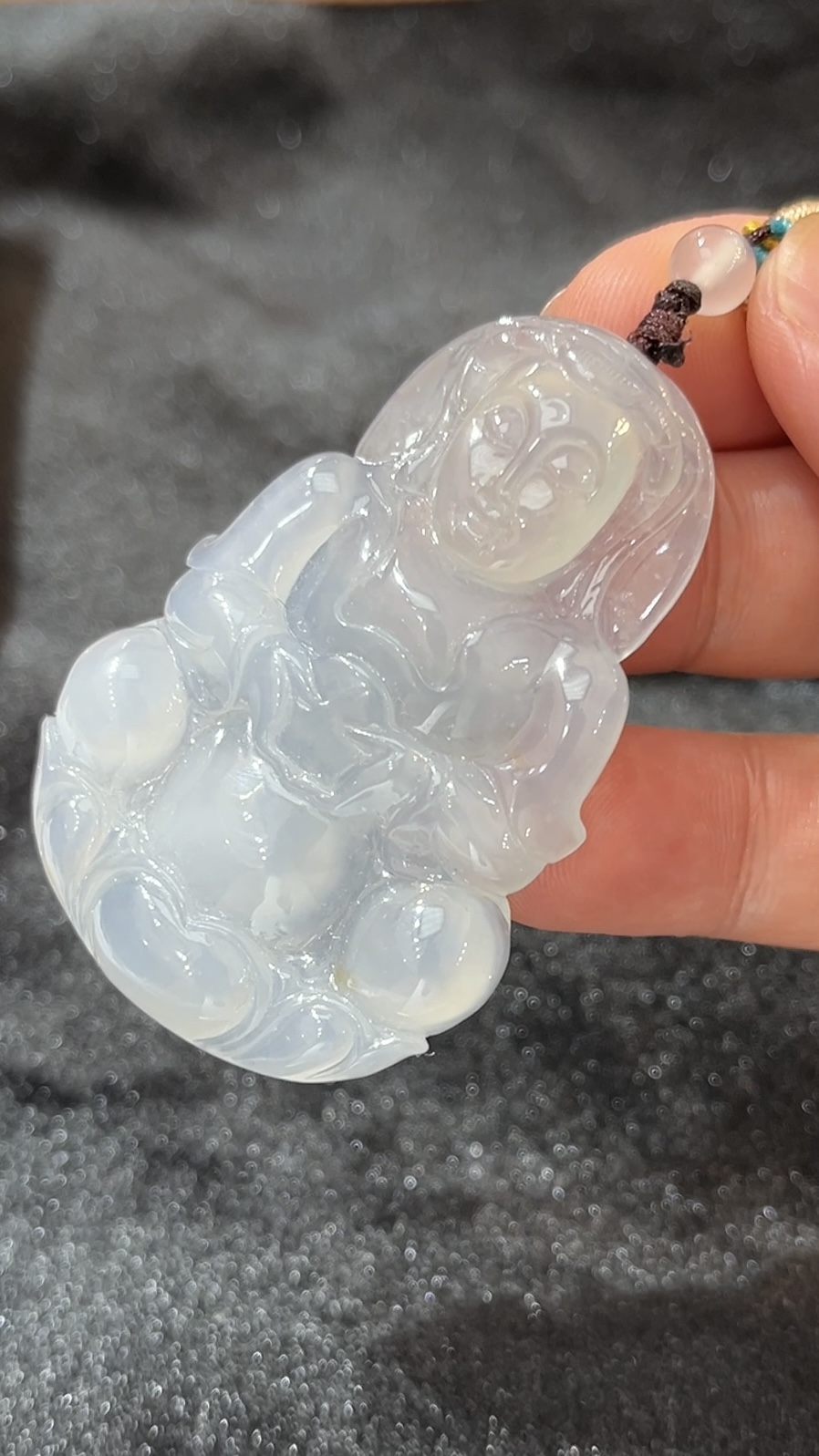 白色翡翠觀音吊墜|天然 A 貨玉器 厚身精品 吉祥守護推薦 編號 #468 3 白色翡翠觀音吊墜|天然 A 貨玉器 厚身精品 吉祥守護推薦 編號 #468 - Image 3