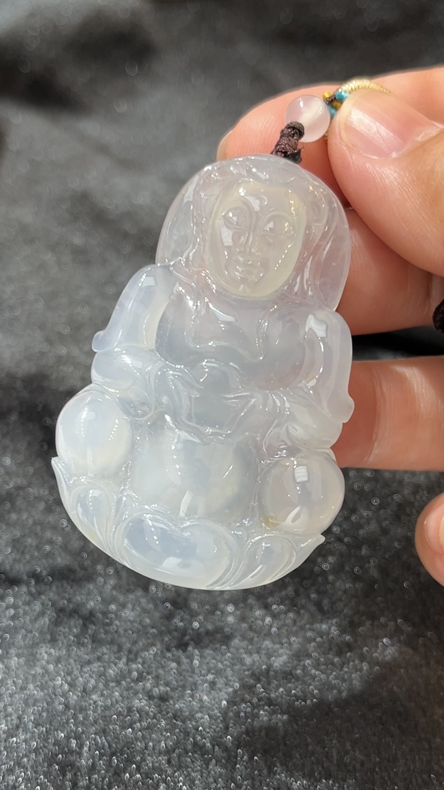 白色翡翠觀音吊墜|天然 A 貨玉器 厚身精品 吉祥守護推薦 編號 #468 4 白色翡翠觀音吊墜|天然 A 貨玉器 厚身精品 吉祥守護推薦 編號 #468 - Image 4