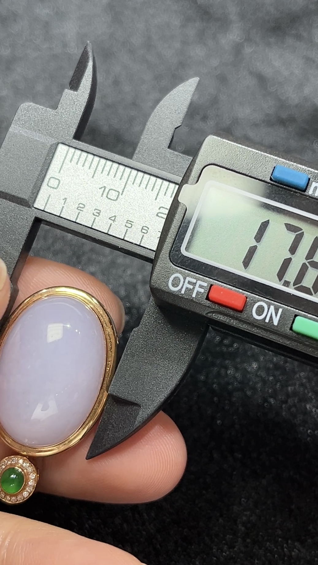 紫羅蘭翡翠蛋面吊墜|厚身設計 × 18K黃金鑲嵌|極簡高雅之選|商品編號#284 7 紫羅蘭翡翠蛋面吊墜|厚身設計 × 18K黃金鑲嵌|極簡高雅之選|商品編號#284 - Image 7