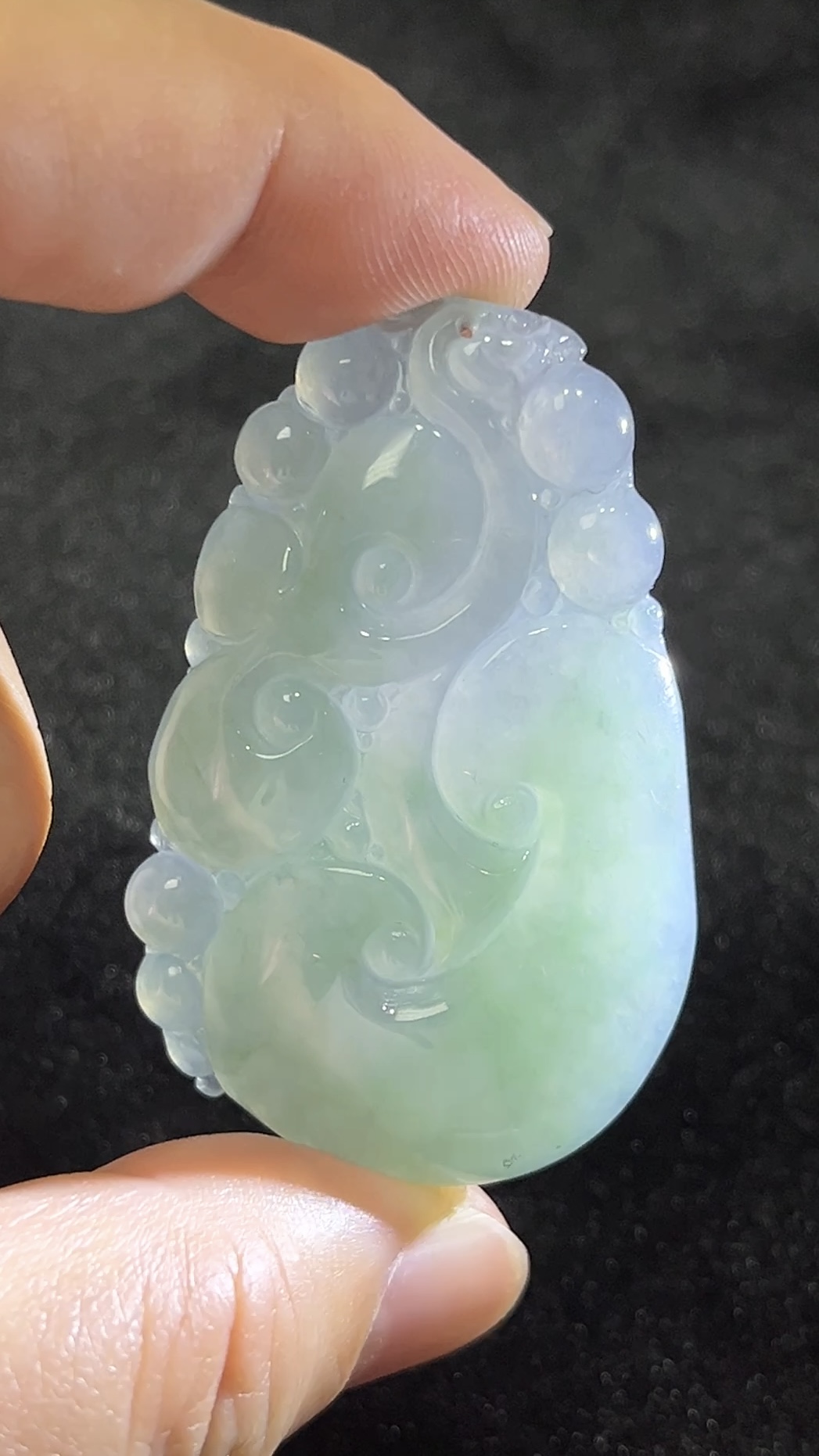 老種淺綠翡翠如意吊墜|線條優美|天然A貨玉器|商品編號#287 7 老種淺綠翡翠如意吊墜|線條優美|天然A貨玉器|商品編號#287 - Image 7