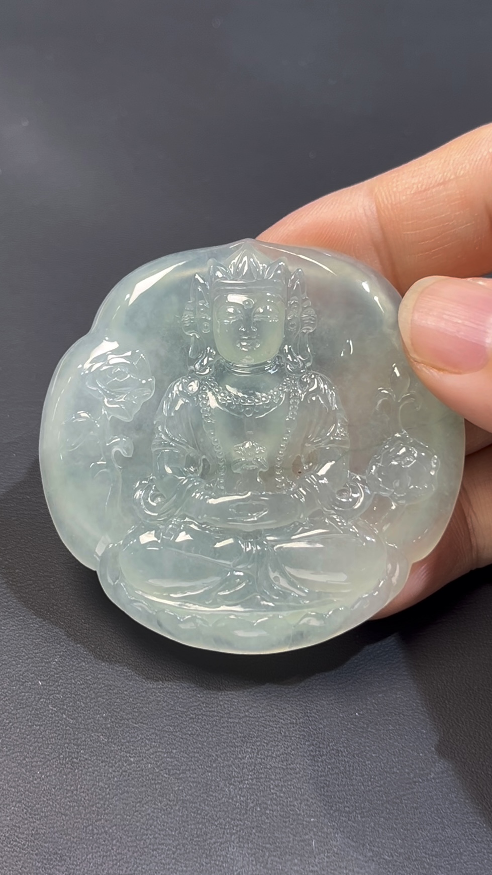 翡翠度母|天然高品質玉器・觀音眼淚化身・靈性守護佛像 #502 5 翡翠度母|天然高品質玉器・觀音眼淚化身・靈性守護佛像 #502 - Image 5