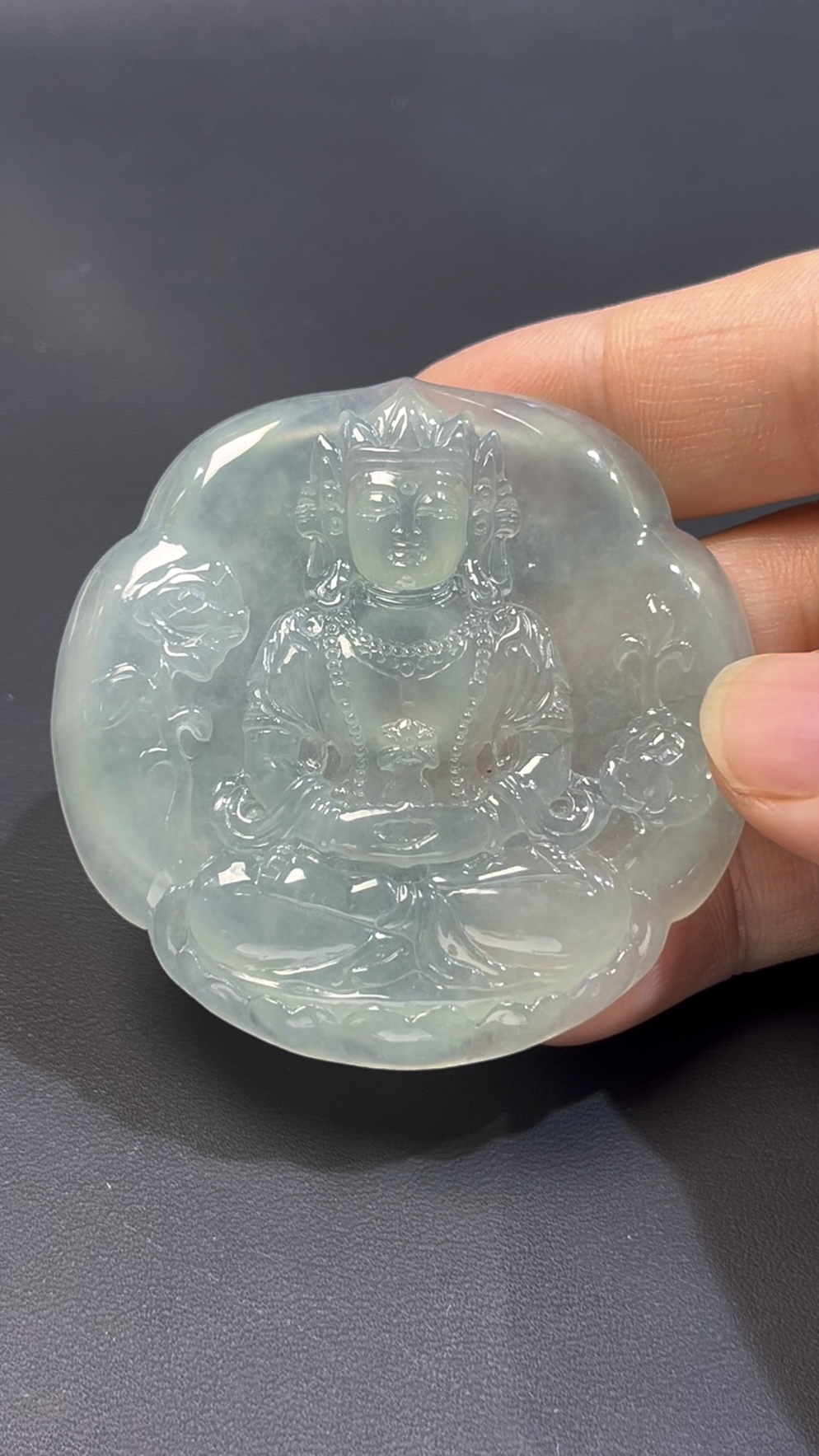 翡翠度母|天然高品質玉器・觀音眼淚化身・靈性守護佛像 #502 6 翡翠度母|天然高品質玉器・觀音眼淚化身・靈性守護佛像 #502 - Image 6