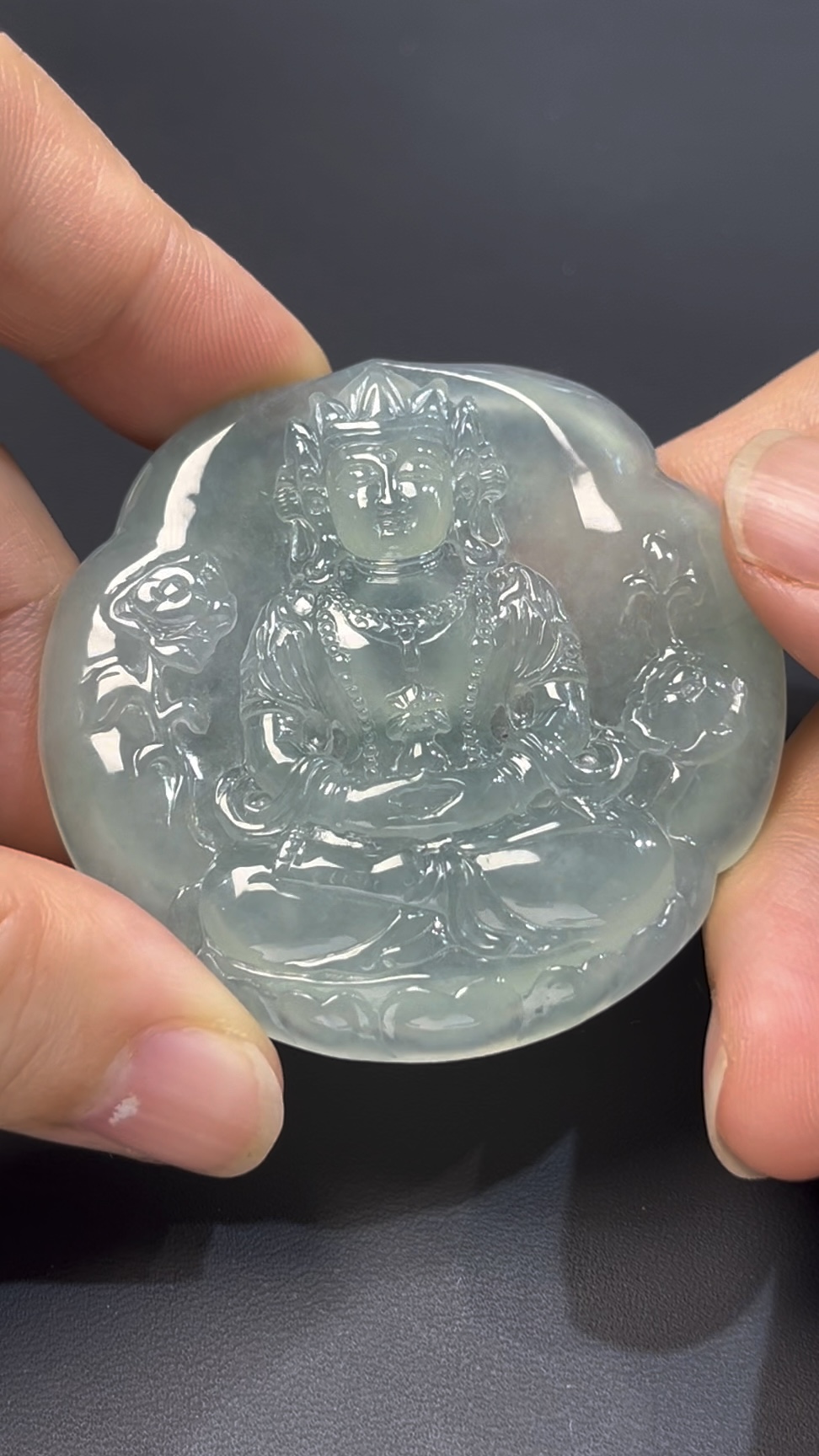 翡翠度母|天然高品質玉器・觀音眼淚化身・靈性守護佛像 #502 8 翡翠度母|天然高品質玉器・觀音眼淚化身・靈性守護佛像 #502 - Image 8