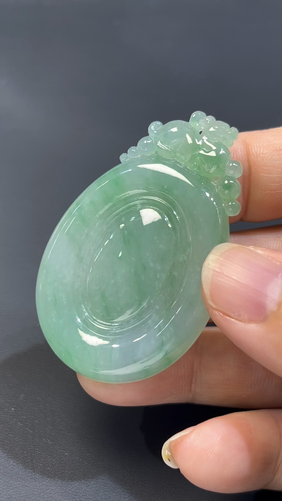 翡翠福貝 |天然翡翠 × 貔貅守財 × 貝殼象徵財富 × 吉祥玉器#505 2 翡翠福貝 |天然翡翠 × 貔貅守財 × 貝殼象徵財富 × 吉祥玉器#505 - Image 2