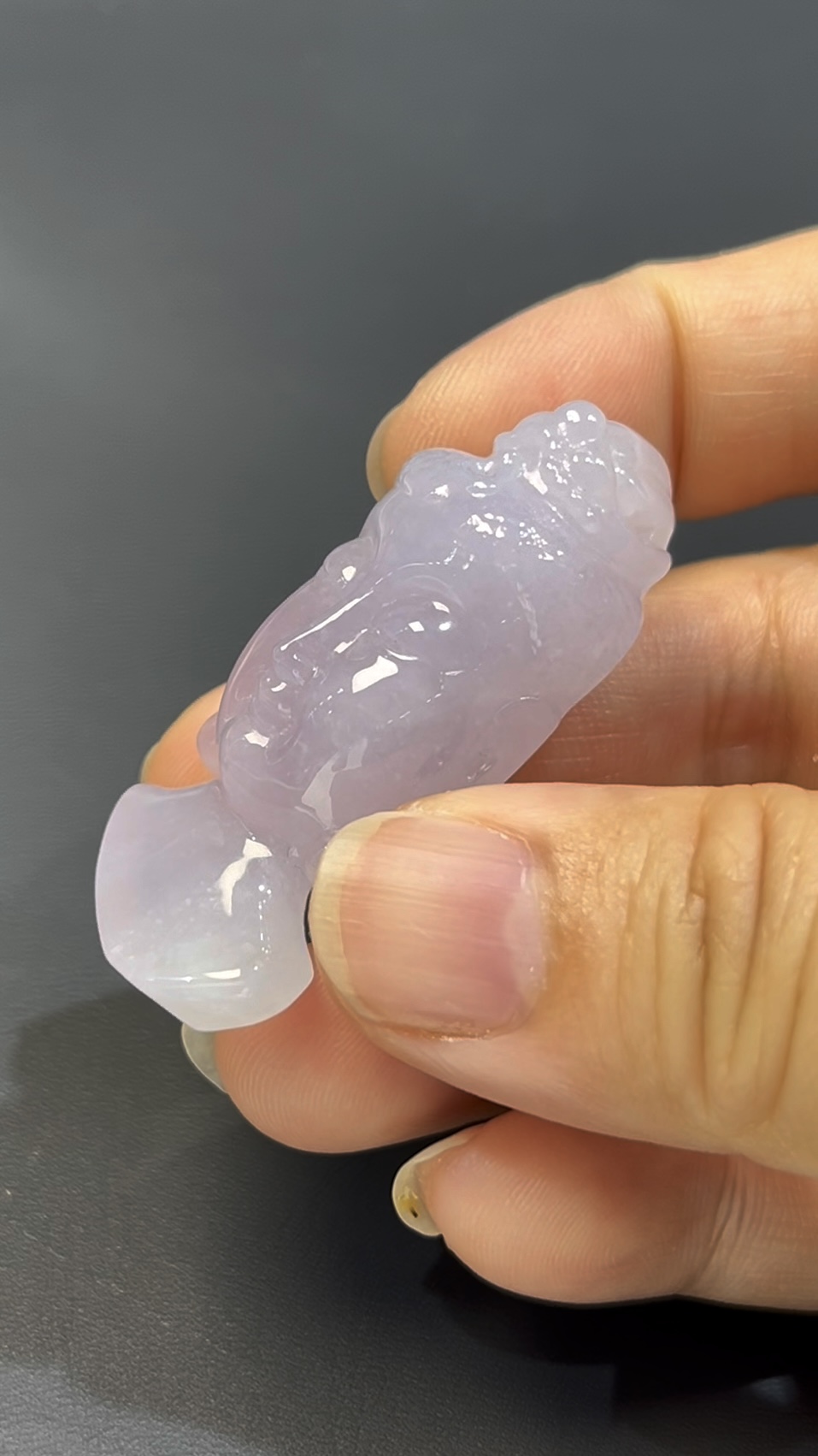 翡翠佛陀 #506|紫羅蘭翡翠 × 佛陀頭部雕刻 × 靈性與藝術兼備玉器精品 3 翡翠佛陀 #506|紫羅蘭翡翠 × 佛陀頭部雕刻 × 靈性與藝術兼備玉器精品 - Image 3