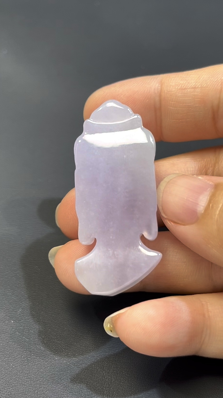 翡翠佛陀 #506|紫羅蘭翡翠 × 佛陀頭部雕刻 × 靈性與藝術兼備玉器精品 7 翡翠佛陀 #506|紫羅蘭翡翠 × 佛陀頭部雕刻 × 靈性與藝術兼備玉器精品 - Image 7