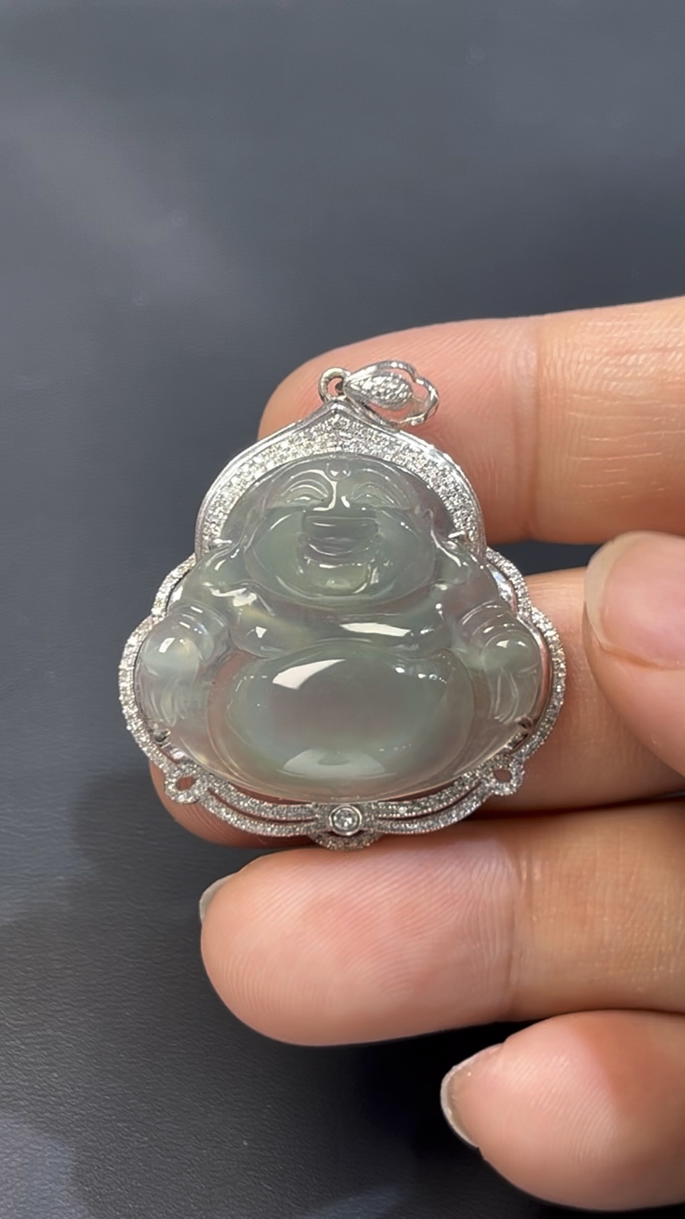 翡翠佛公|冰透玉質 × 鑽石鑲嵌 × 尊貴守護推薦 #513 1 翡翠佛公|冰透玉質 × 鑽石鑲嵌 × 尊貴守護推薦 #513