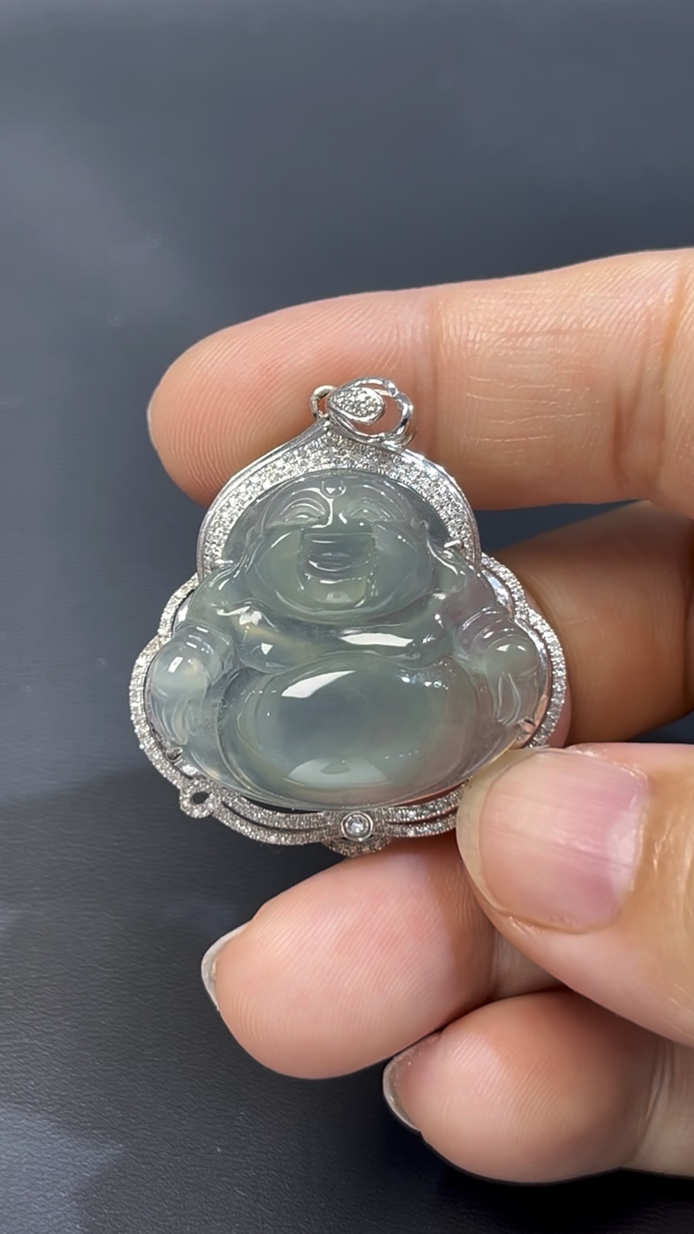 翡翠佛公|冰透玉質 × 鑽石鑲嵌 × 尊貴守護推薦 #513 7 翡翠佛公|冰透玉質 × 鑽石鑲嵌 × 尊貴守護推薦 #513 - Image 7