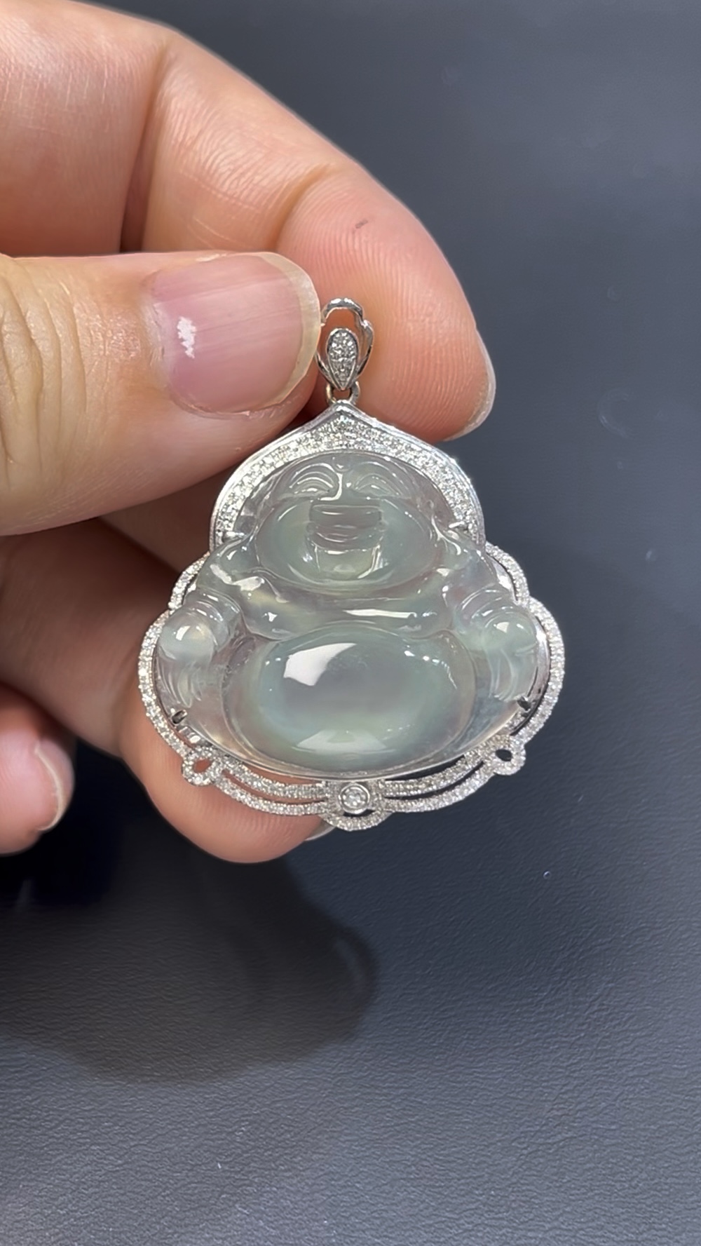 翡翠佛公|冰透玉質 × 鑽石鑲嵌 × 尊貴守護推薦 #513 8 翡翠佛公|冰透玉質 × 鑽石鑲嵌 × 尊貴守護推薦 #513 - Image 8