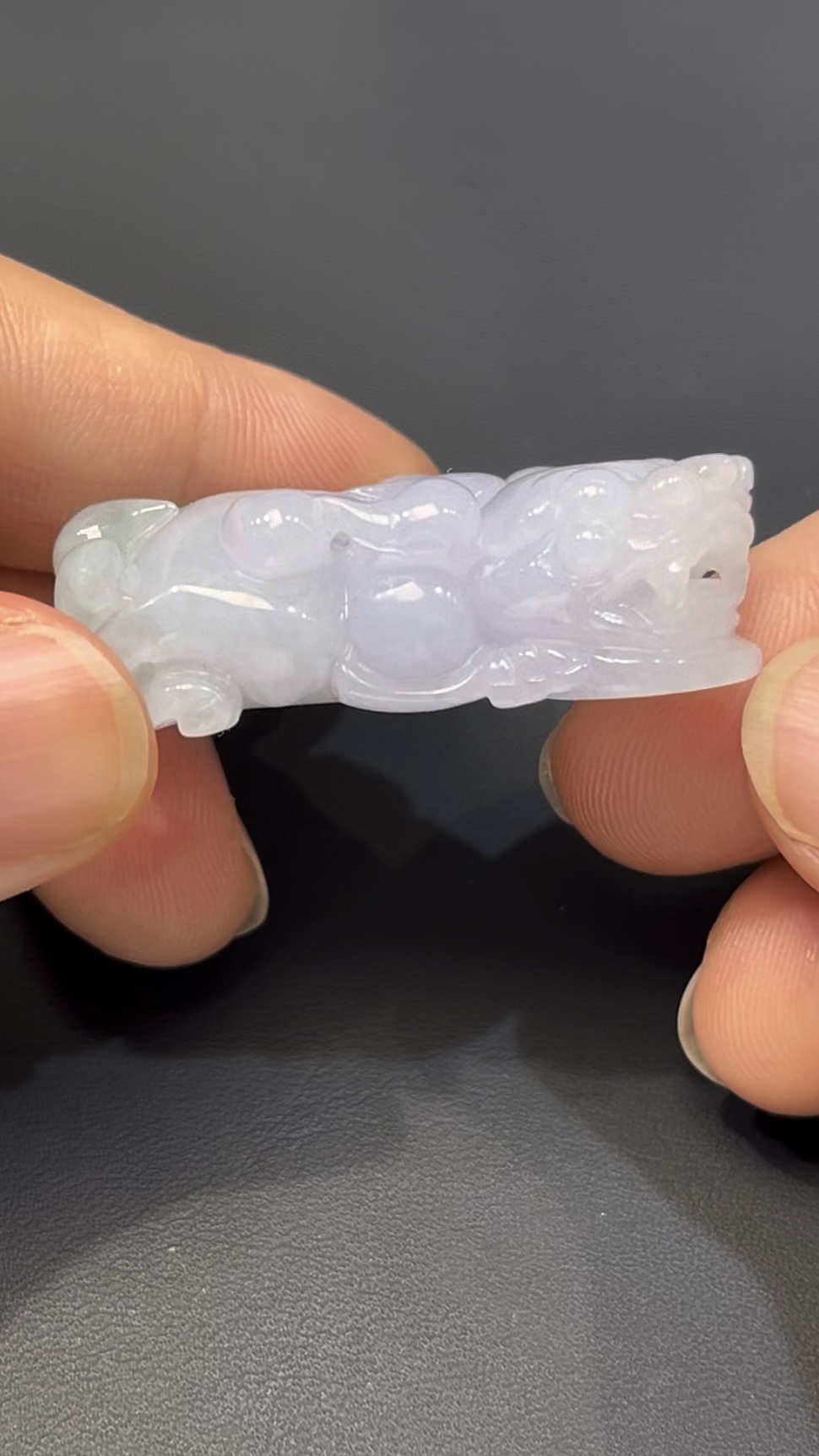 翡翠貔貅|紫羅蘭翡翠 × 九運招財 × 大隻守財靈獸推薦 #518 3 翡翠貔貅|紫羅蘭翡翠 × 九運招財 × 大隻守財靈獸推薦 #518 - Image 3