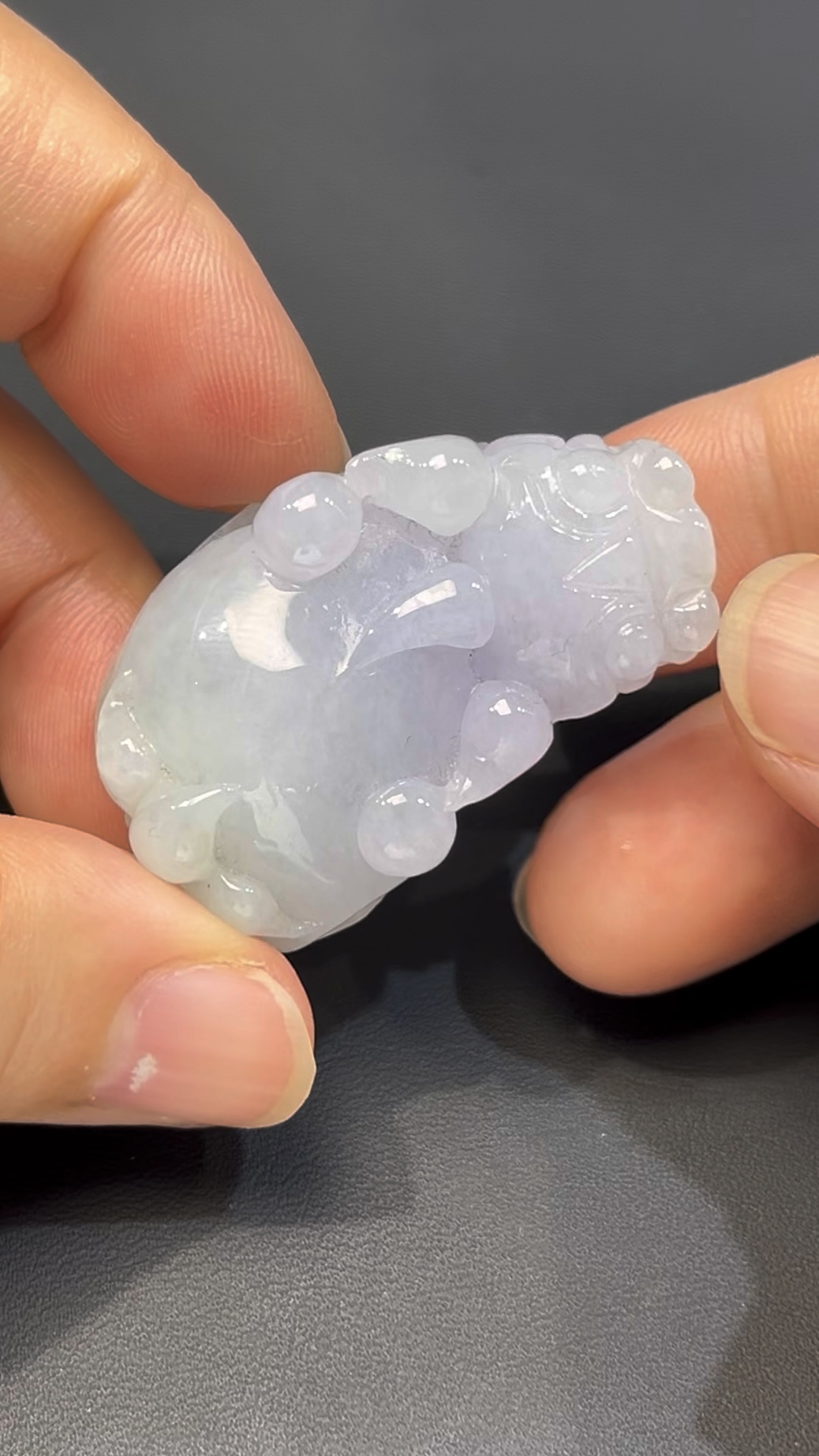 翡翠貔貅|紫羅蘭翡翠 × 九運招財 × 大隻守財靈獸推薦 #518 4 翡翠貔貅|紫羅蘭翡翠 × 九運招財 × 大隻守財靈獸推薦 #518 - Image 4