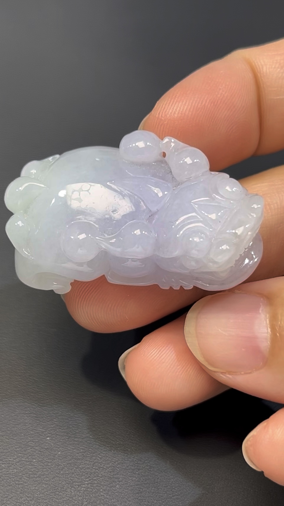 翡翠貔貅|紫羅蘭翡翠 × 九運招財 × 大隻守財靈獸推薦 #518 6 翡翠貔貅|紫羅蘭翡翠 × 九運招財 × 大隻守財靈獸推薦 #518 - Image 6