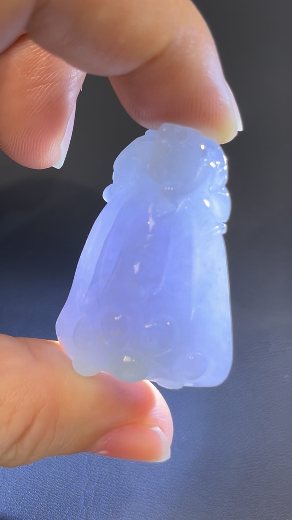 翡翠蓮蓬|紫羅蘭翡翠 × 小青蛙立體雕刻 × 呱呱來財寓意玉器推薦 #519 10 翡翠蓮蓬|紫羅蘭翡翠 × 小青蛙立體雕刻 × 呱呱來財寓意玉器推薦 #519 - Image 10