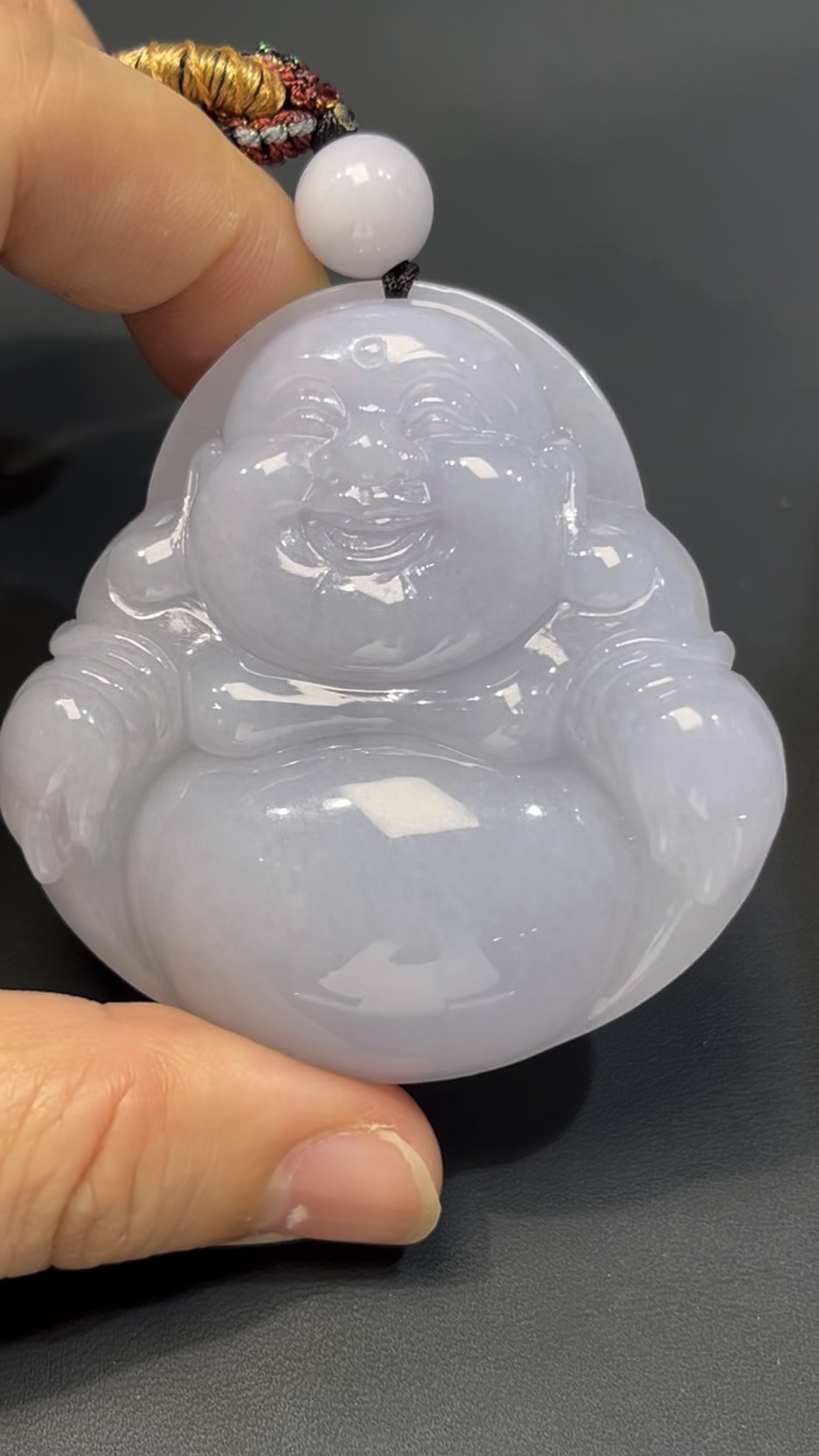 翡翠彌勒佛|大型淺紫翡翠玉雕 × 靈性守護 × 編號#522玉器精品推薦 9 翡翠彌勒佛|大型淺紫翡翠玉雕 × 靈性守護 × 編號#522玉器精品推薦 - Image 9