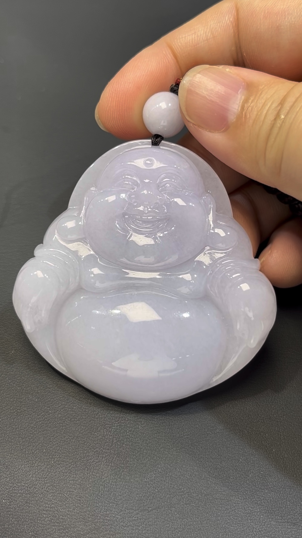 翡翠彌勒佛|大型淺紫翡翠玉雕 × 靈性守護 × 編號#522玉器精品推薦 10 翡翠彌勒佛|大型淺紫翡翠玉雕 × 靈性守護 × 編號#522玉器精品推薦 - Image 10