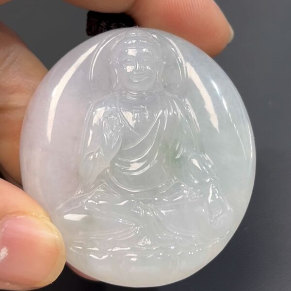 翡翠大日如來｜厚重大件佛祖玉雕 × 靈性莊嚴 × 編號#523翡翠精品推薦