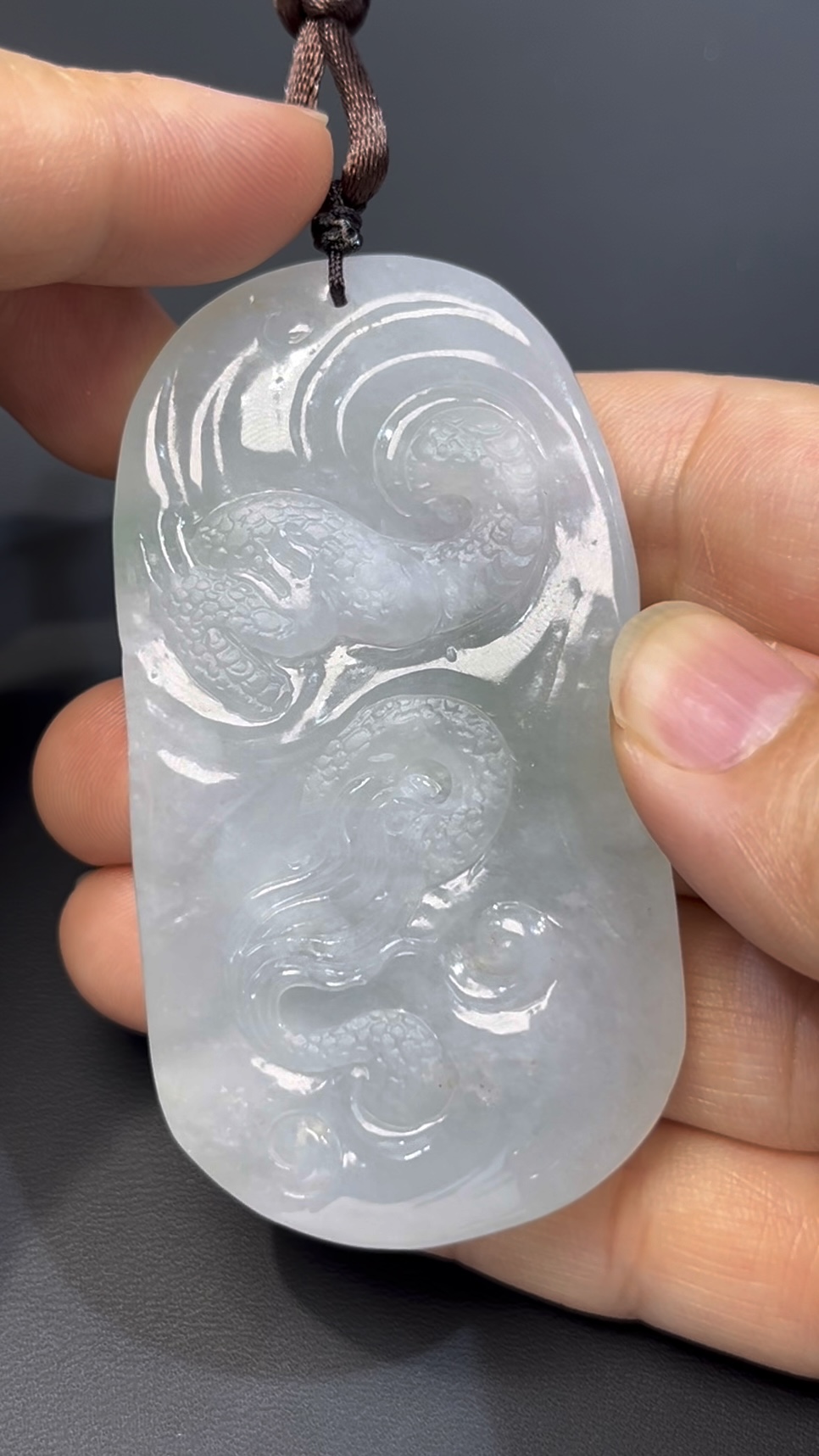 翡翠觀音騎龍|編號#530 立體雕刻 × 龍騰護法 × 靈性玉器 × 翡翠精品推薦 3 翡翠觀音騎龍|編號#530 立體雕刻 × 龍騰護法 × 靈性玉器 × 翡翠精品推薦 - Image 3