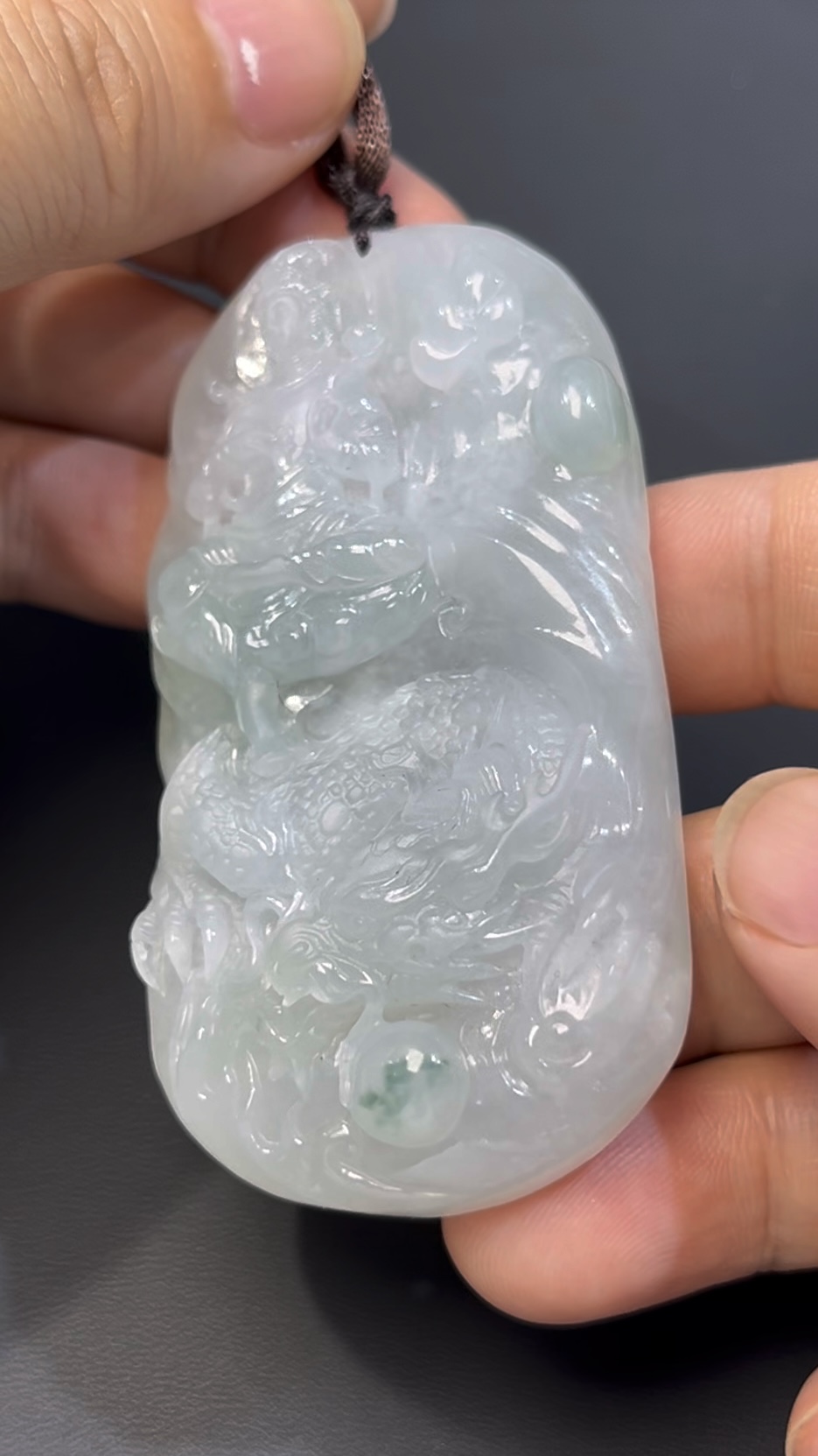 翡翠觀音騎龍|編號#530 立體雕刻 × 龍騰護法 × 靈性玉器 × 翡翠精品推薦 1 翡翠觀音騎龍|編號#529 立體雕刻 × 龍騰護法 × 靈性玉器 × 翡翠精品推薦