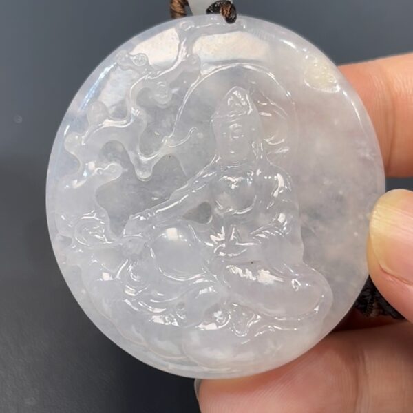 翡翠觀音坐像｜高質天然玉料 × 慈悲莊嚴 × 收藏精品｜編號 #574