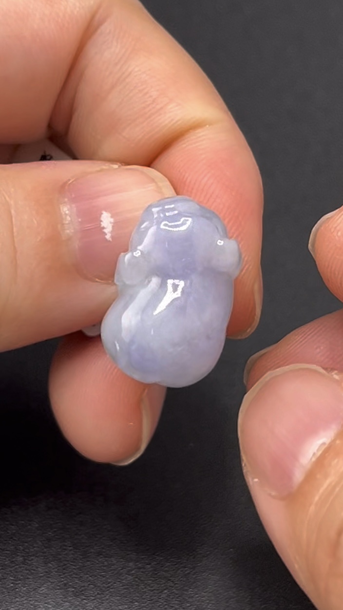 天然紫翡翠福豬玉雕 編號#616 紫羅蘭色系 富足好運 吉祥精品 1 天然紫翡翠福豬玉雕 編號#616 紫羅蘭色系 富足好運 吉祥精品