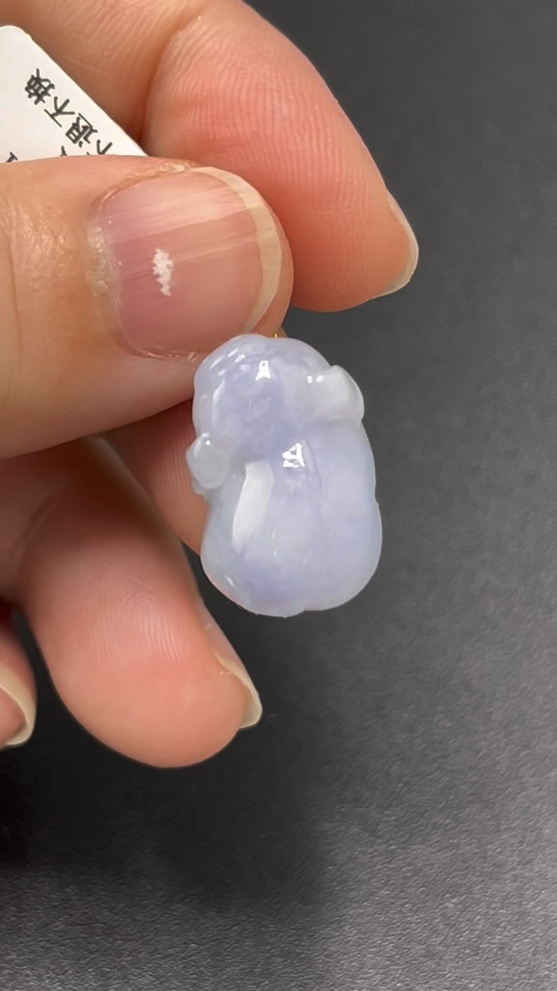 天然紫翡翠福豬玉雕 編號#616 紫羅蘭色系 富足好運 吉祥精品 8 天然紫翡翠福豬玉雕 編號#616 紫羅蘭色系 富足好運 吉祥精品 - Image 8