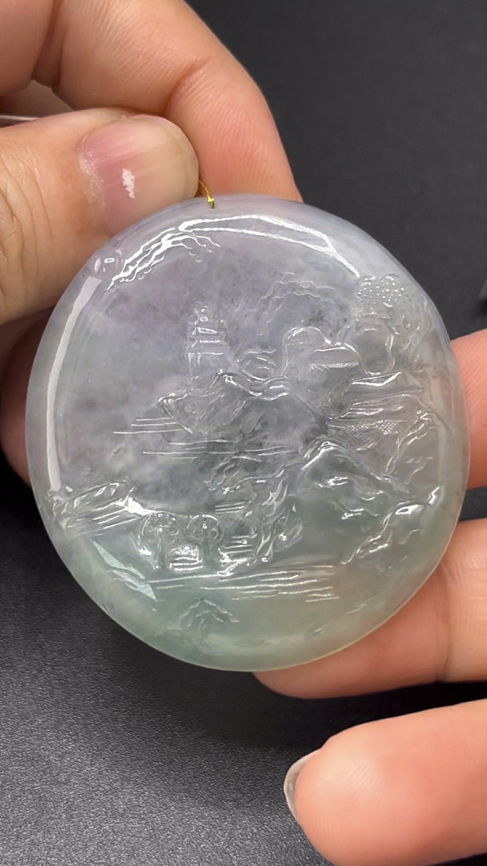 翡翠山水牌吊墜 編號#623 天然玉料 雕工細緻 東方美學 收藏首選 1 翡翠山水牌吊墜 編號#622 天然玉料 雕工細緻 東方美學 收藏首選