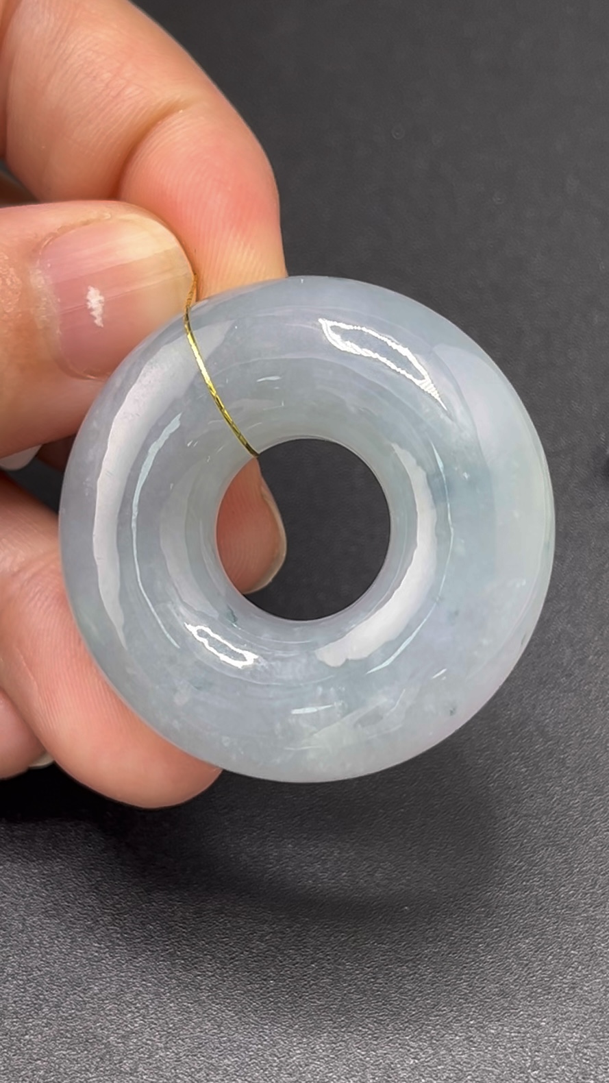 天然紫羅蘭翡翠材質,色澤高雅,質地細膩,象徵尊貴與靈性 編號#624 3 天然紫羅蘭翡翠材質,色澤高雅,質地細膩,象徵尊貴與靈性 編號#624 - Image 3