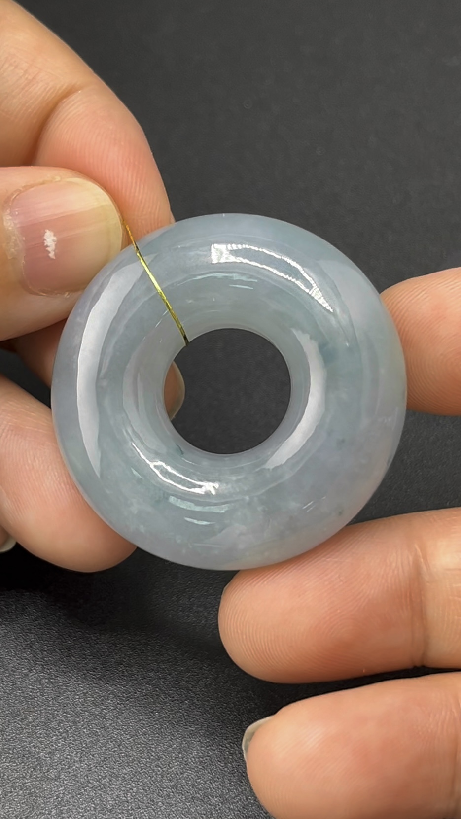 天然紫羅蘭翡翠材質,色澤高雅,質地細膩,象徵尊貴與靈性 編號#624 2 天然紫羅蘭翡翠材質,色澤高雅,質地細膩,象徵尊貴與靈性 編號#624 - Image 2