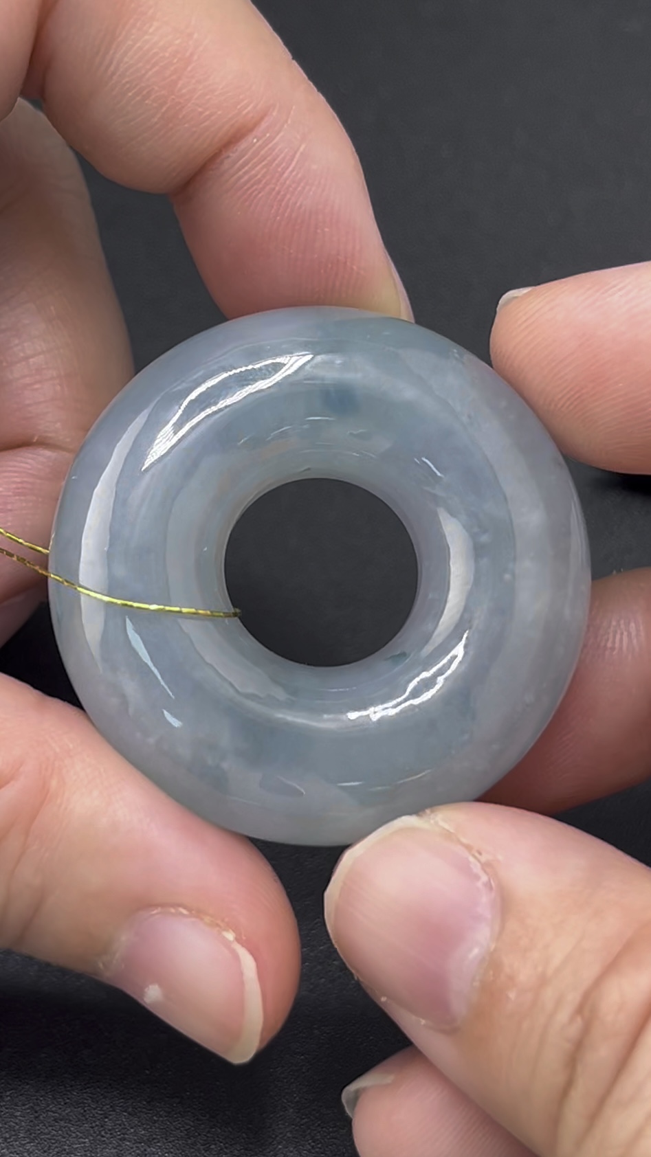 天然紫羅蘭翡翠材質,色澤高雅,質地細膩,象徵尊貴與靈性 編號#624 6 天然紫羅蘭翡翠材質,色澤高雅,質地細膩,象徵尊貴與靈性 編號#624 - Image 6