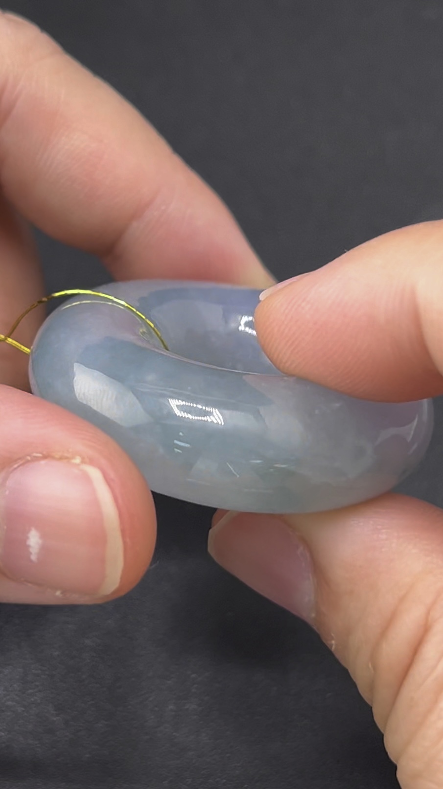 天然紫羅蘭翡翠材質,色澤高雅,質地細膩,象徵尊貴與靈性 編號#624 5 天然紫羅蘭翡翠材質,色澤高雅,質地細膩,象徵尊貴與靈性 編號#624 - Image 5