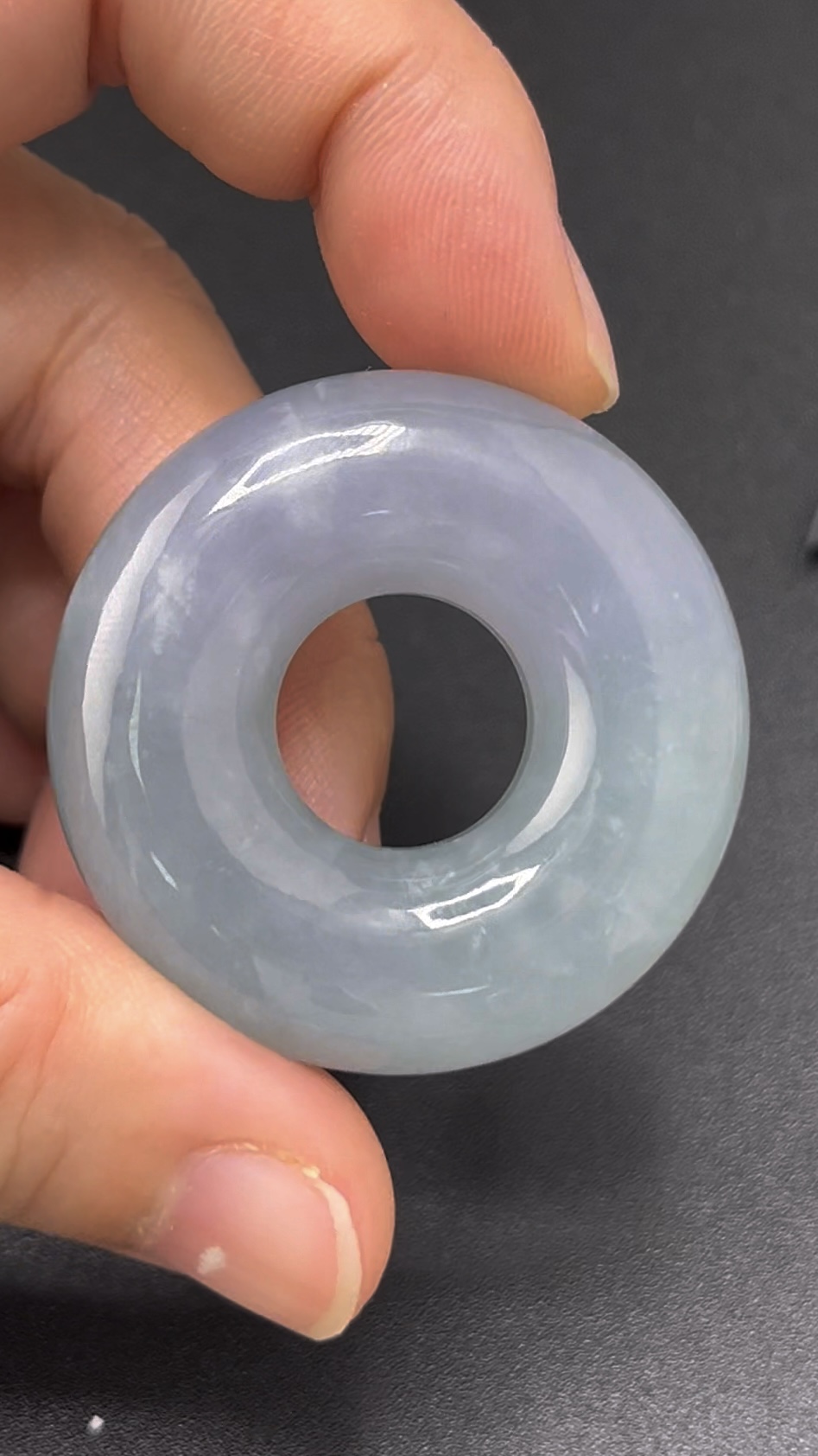 天然紫羅蘭翡翠材質,色澤高雅,質地細膩,象徵尊貴與靈性 編號#624 8 天然紫羅蘭翡翠材質,色澤高雅,質地細膩,象徵尊貴與靈性 編號#624 - Image 8