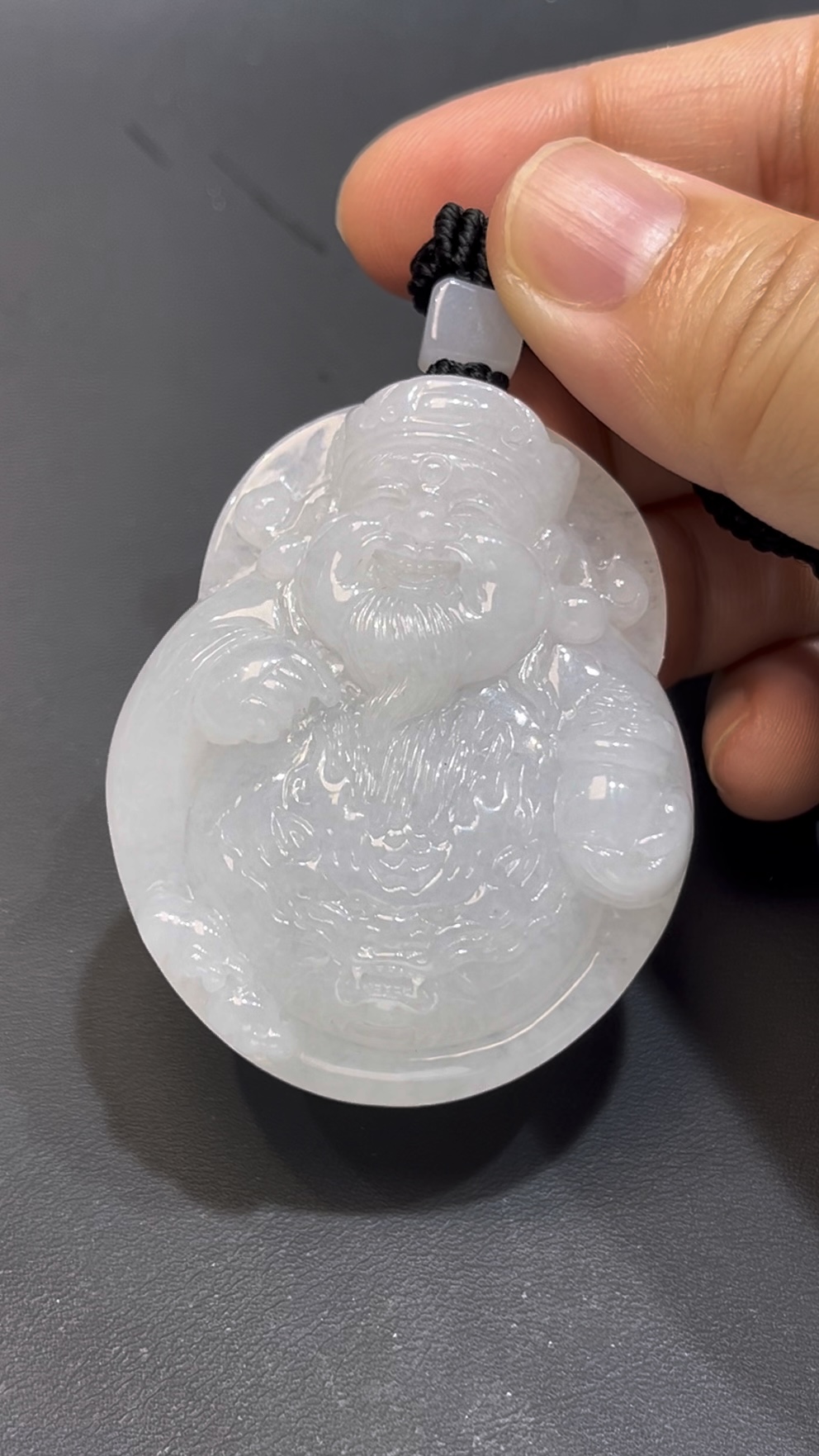 翡翠財神吊墜 編號#652|玉質細膩如脂|立體雕刻造型|招財寓意 收藏首選 6 翡翠財神吊墜 編號#652|玉質細膩如脂|立體雕刻造型|招財寓意 收藏首選 - Image 6