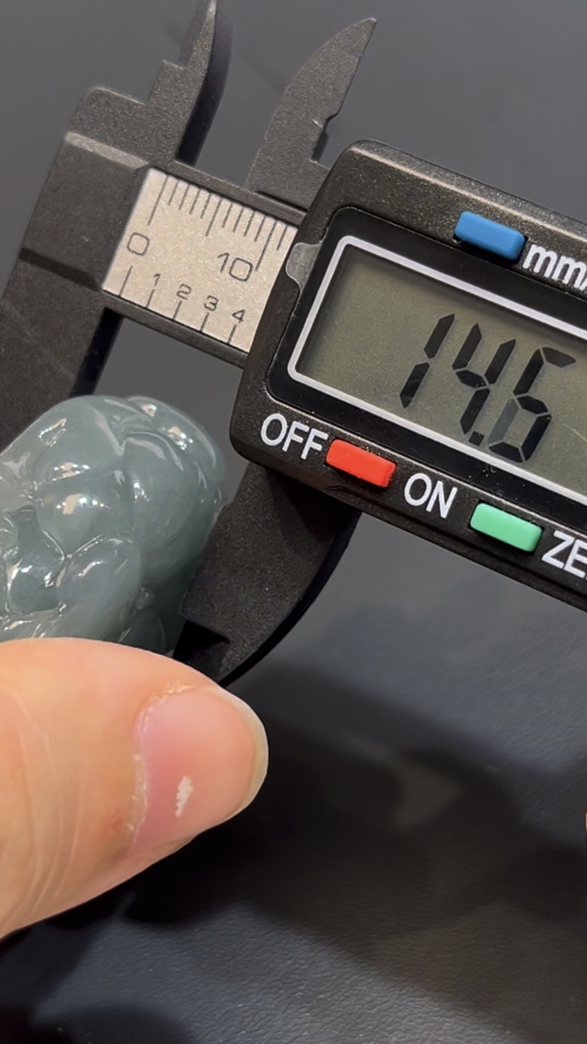 翡翠貔貅吊墜 編號#657|立體雕刻|淺藍至灰藍漸層|招財守護 收藏首選 10 翡翠貔貅吊墜 編號#657|立體雕刻|淺藍至灰藍漸層|招財守護 收藏首選 - Image 10