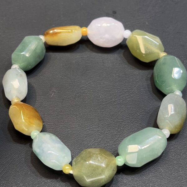 天然翡翠多寶手串 編號#667｜自由混搭風格｜特色珠粒｜開運精品推薦