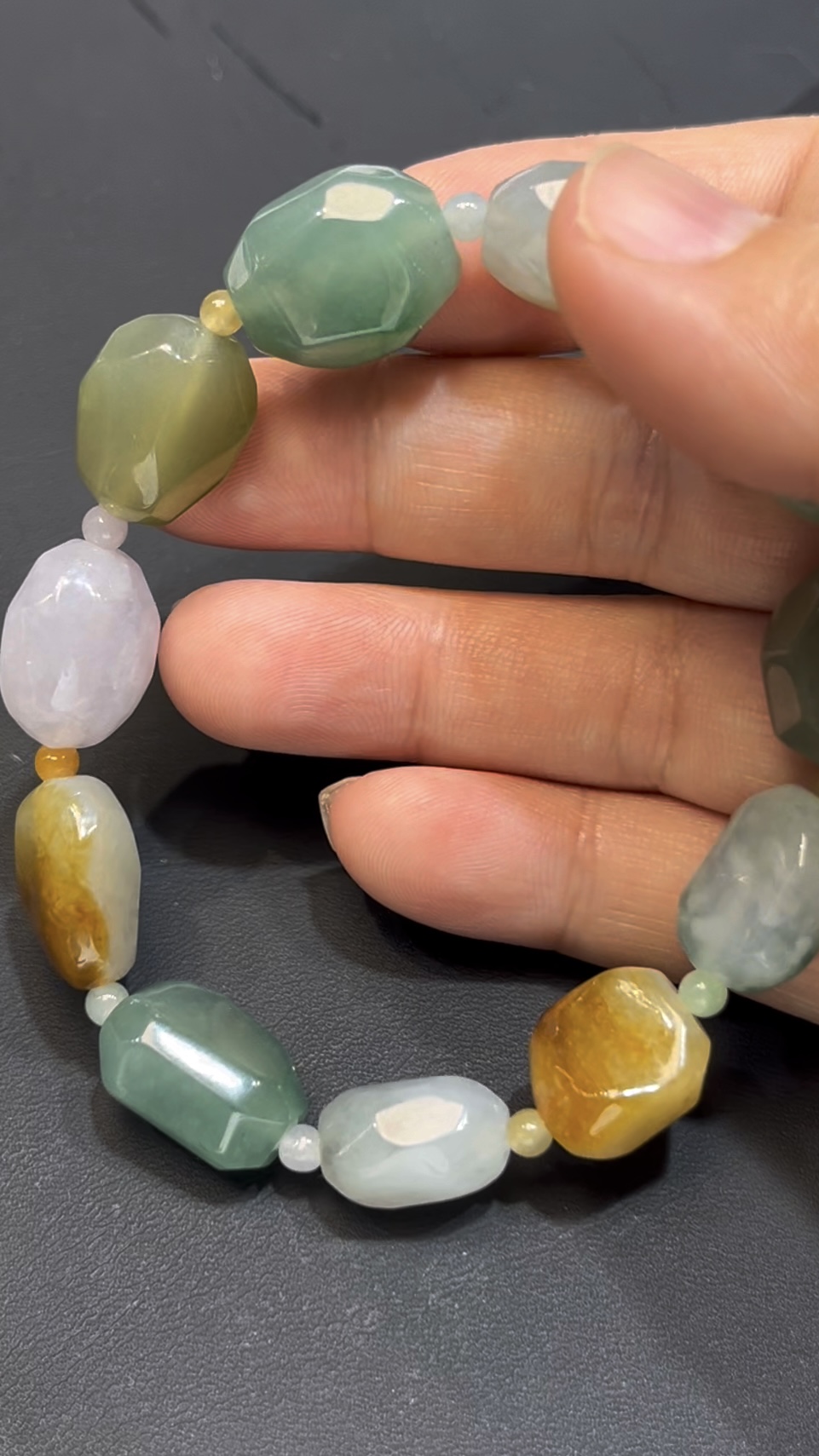 天然翡翠多寶手串 編號#667|自由混搭風格|特色珠粒|開運精品推薦 5 天然翡翠多寶手串 編號#667|自由混搭風格|特色珠粒|開運精品推薦 - Image 5