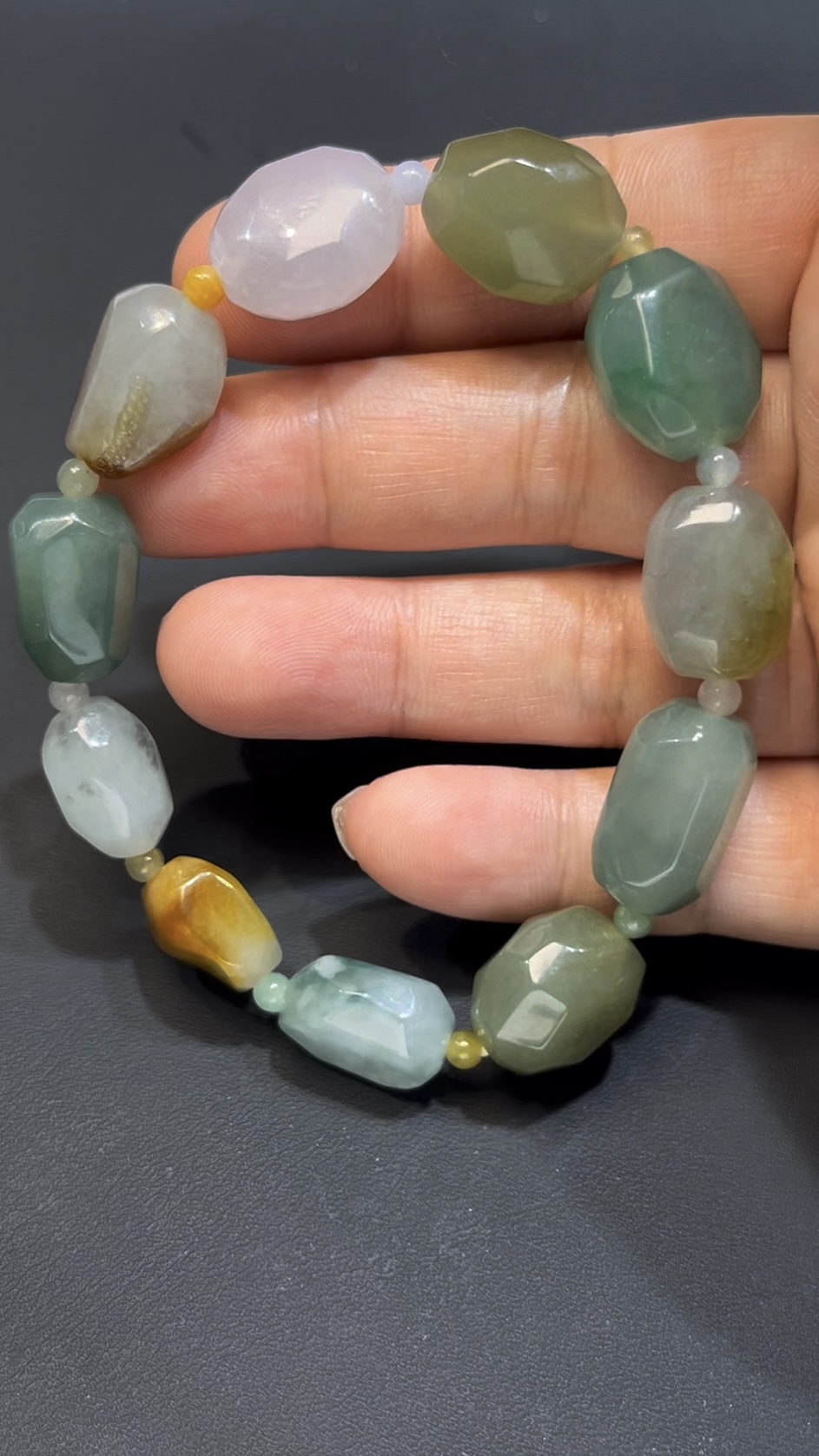 天然翡翠多寶手串 編號#667|自由混搭風格|特色珠粒|開運精品推薦 7 天然翡翠多寶手串 編號#667|自由混搭風格|特色珠粒|開運精品推薦 - Image 7