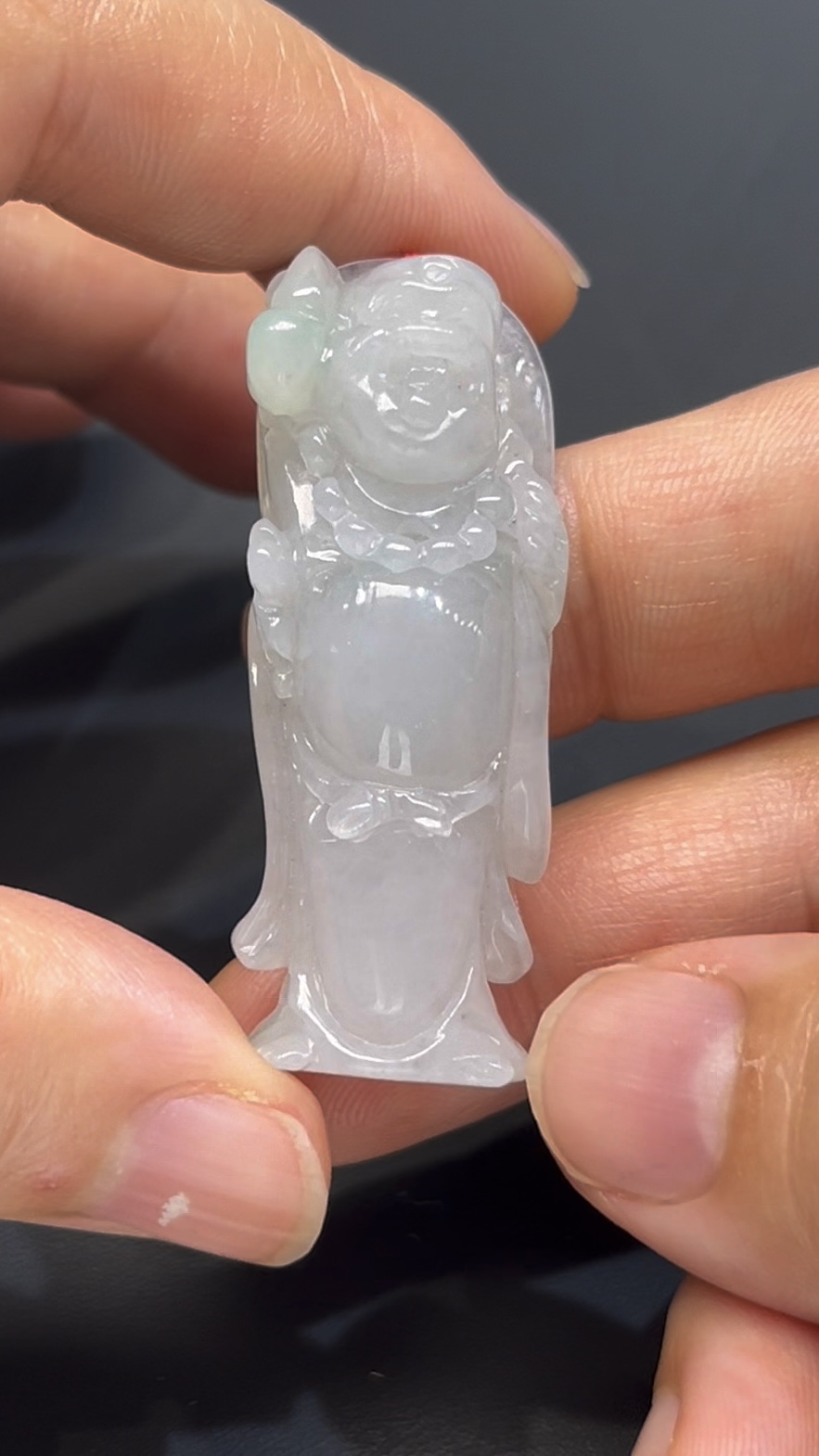 翡翠站佛吊墜 編號#672|立體雕刻 可站立設計|天然玉料 收藏首選 6 翡翠站佛吊墜 編號#672|立體雕刻 可站立設計|天然玉料 收藏首選 - Image 6