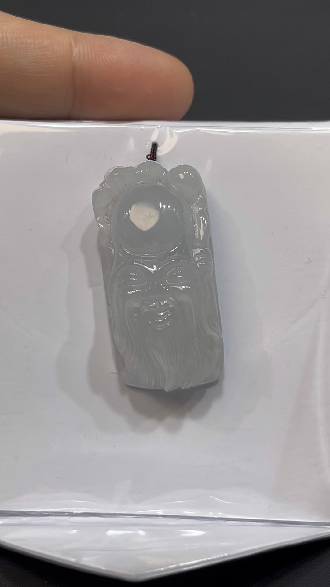 翡翠壽星公吊墜|白玉細膩雕刻 × 尾部打孔設計 × 吊墜手牌二用款|長壽吉祥翡翠推薦 #721 1 翡翠壽星公吊墜|白玉細膩雕刻 × 尾部打孔設計 × 吊墜手牌二用款|長壽吉祥翡翠推薦 #721