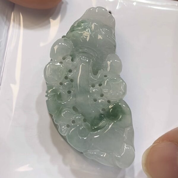 翡翠貔貅吊墜｜天然飄綠花 × 招財辟邪 × 性價比之選｜吉祥翡翠推薦 #724