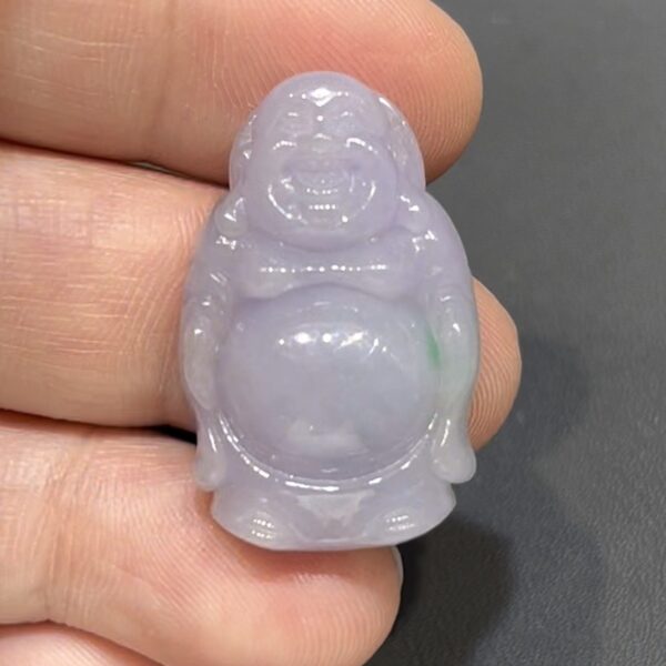 翡翠紫羅蘭站佛吊墜｜濃紫玉料 × 立姿佛像 × 靈性守護 × 收藏級翡翠推薦 #793