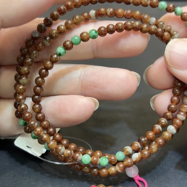 紅翡小米珠｜兩用設計 × 吊墜項鏈＋手串 × 喜慶色澤 × 實用翡翠推薦