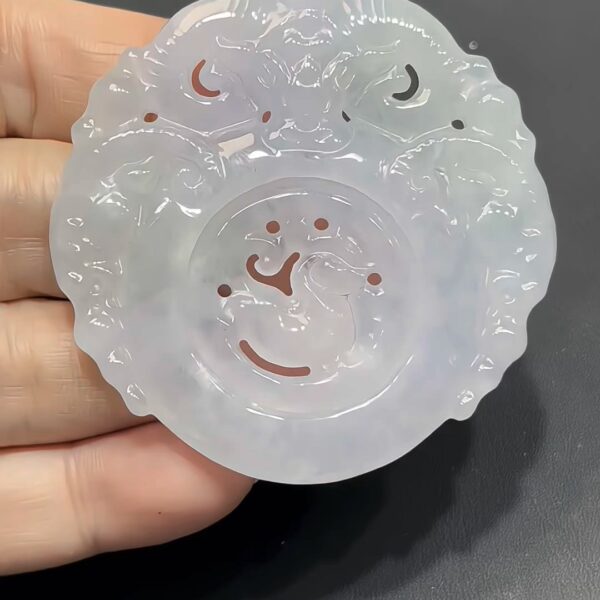 翡翠三羊開泰｜緬甸翡翠 × 種好細膩 × 貔貅可轉動 × 吉祥招財推薦 #820