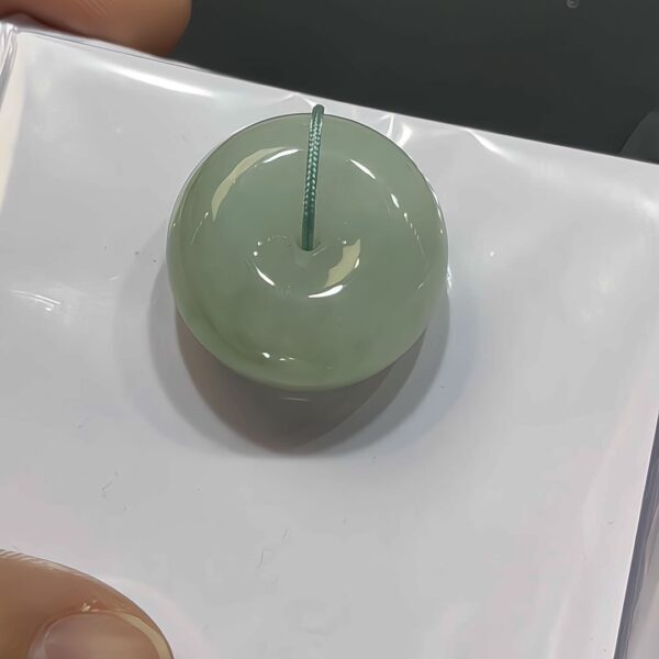 翡翠平安扣｜緬甸翡翠 × 算盤子造型 × 種好細膩 × 平安財富寓意推薦 #829