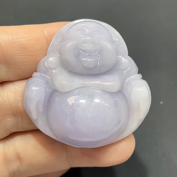 翡翠大佛｜緬甸翡翠 × 紫羅蘭色 × 特大尺寸 × 種好細膩推薦 #832