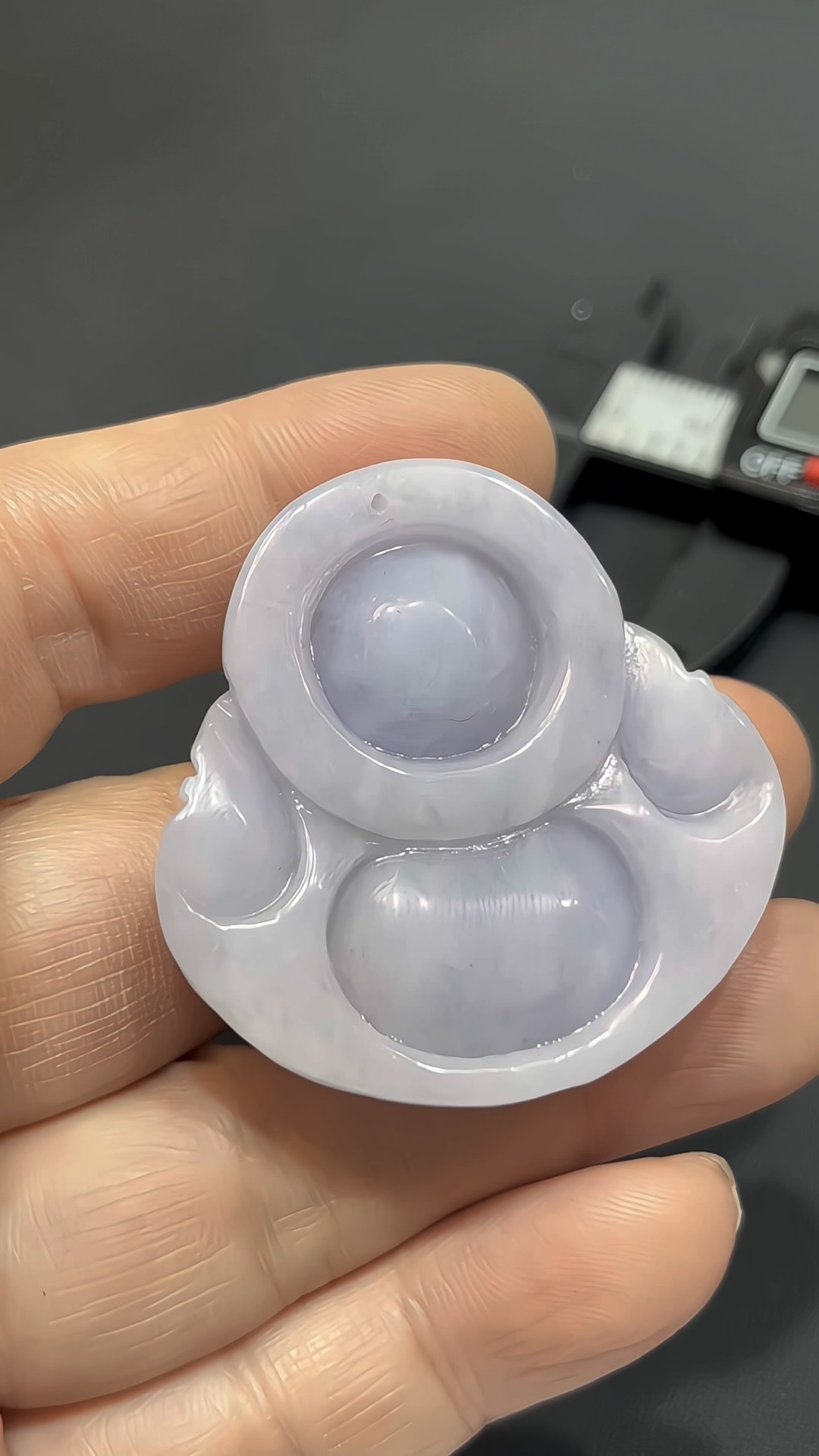 翡翠大佛|緬甸翡翠 × 紫羅蘭色 × 特大尺寸 × 種好細膩推薦 #832 11 翡翠大佛|緬甸翡翠 × 紫羅蘭色 × 特大尺寸 × 種好細膩推薦 #832 - Image 11