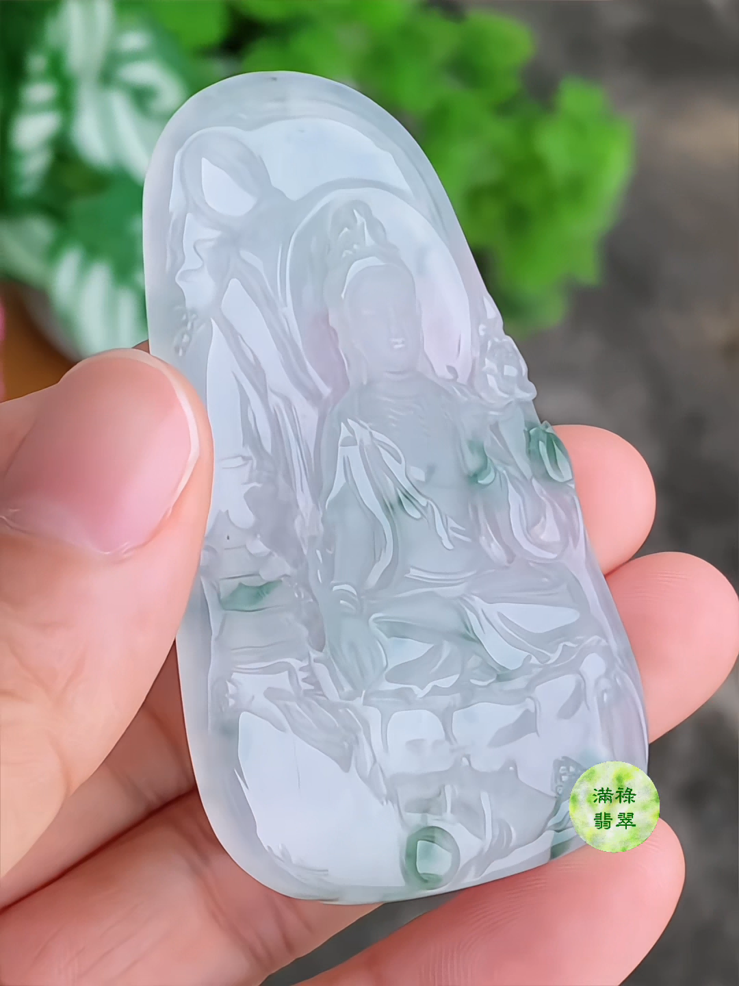 翡翠飄花觀音吊墜|慈悲守護 靈動雅緻 5 翡翠飄花觀音吊墜|慈悲守護 靈動雅緻 - Image 5
