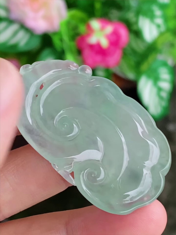 天然緬甸翡翠 老種起膠翡翠如意吊墜|小猴靈芝長壽寓意 6 天然緬甸翡翠 老種起膠翡翠如意吊墜|小猴靈芝長壽寓意 - Image 6