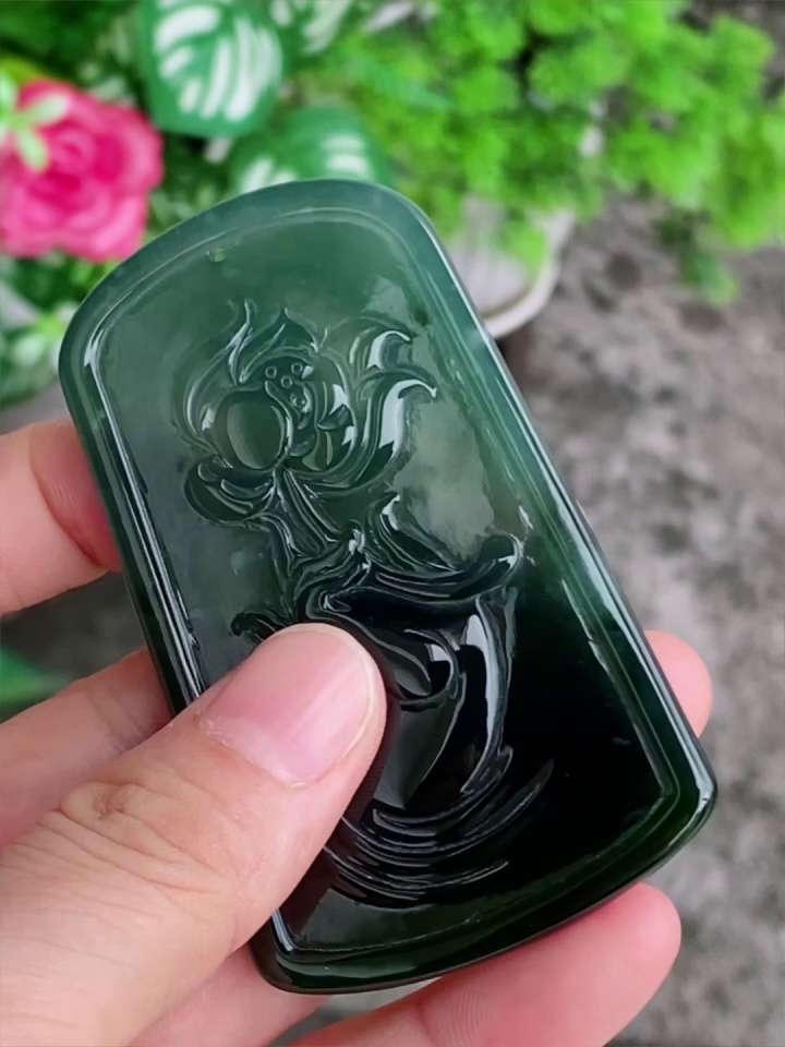 【天然緬甸翡翠】老種藍水文殊菩薩吊墜|大氣厚裝71mm|香港翡翠網店精選推薦 象徵大智大慧 6 【天然緬甸翡翠】老種藍水文殊菩薩吊墜|大氣厚裝71mm|香港翡翠網店精選推薦 象徵大智大慧 - Image 6